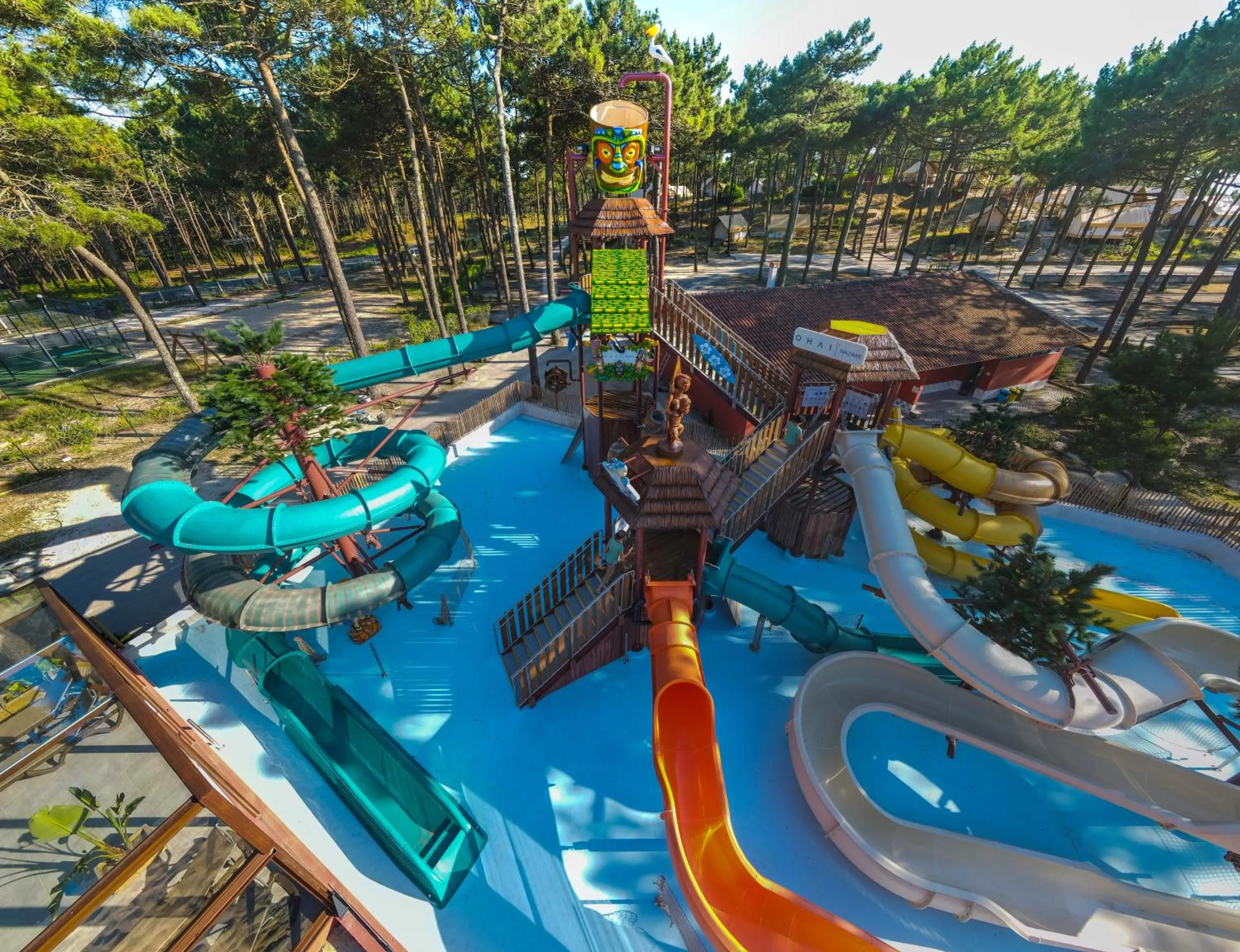 Aqua park in Ohai Nazaré Outdoor Resort