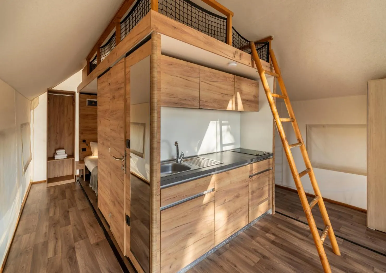 Kitchen or kitchenette in Ohai Nazaré Outdoor Resort