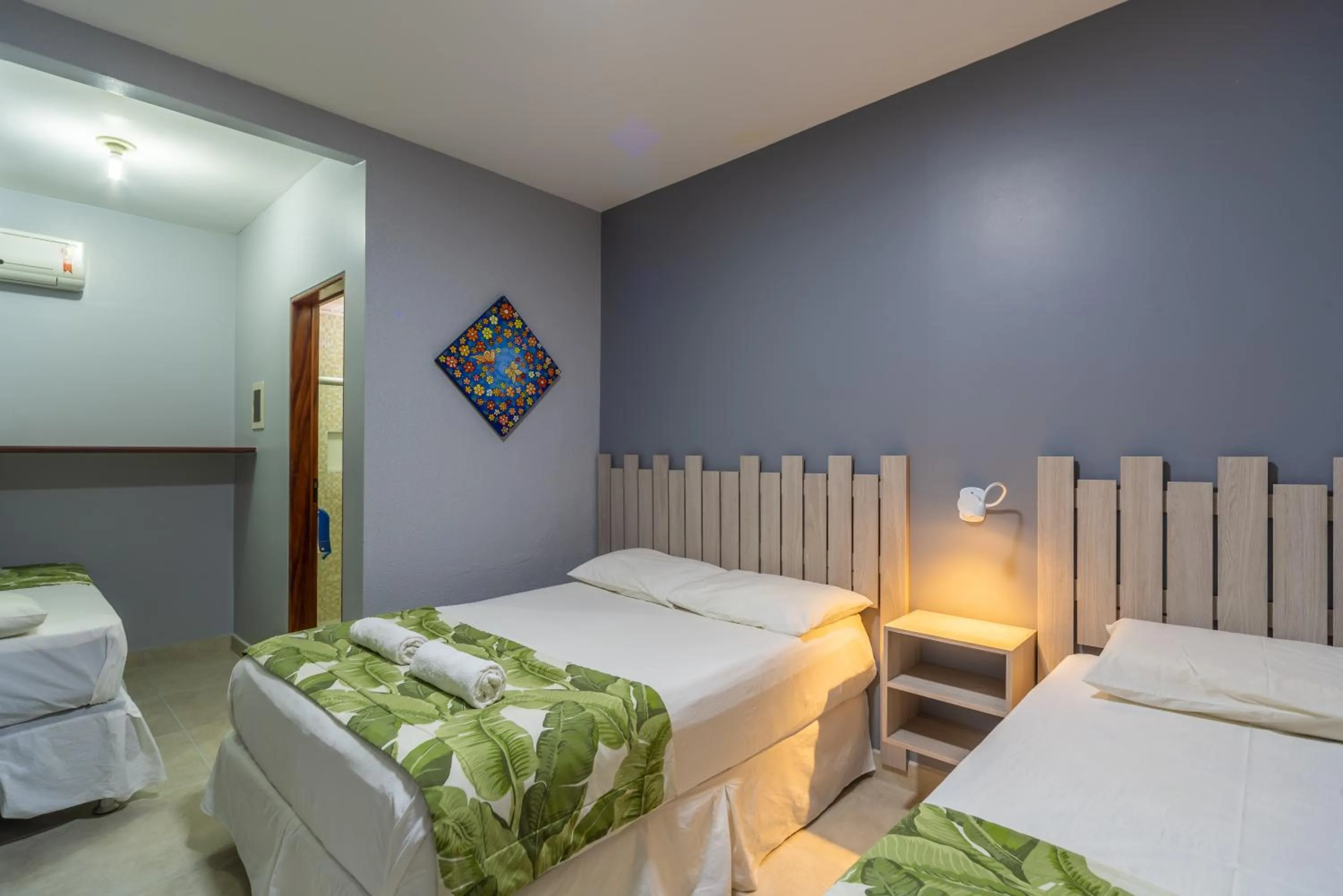 Bed in Pousada Blue Viking