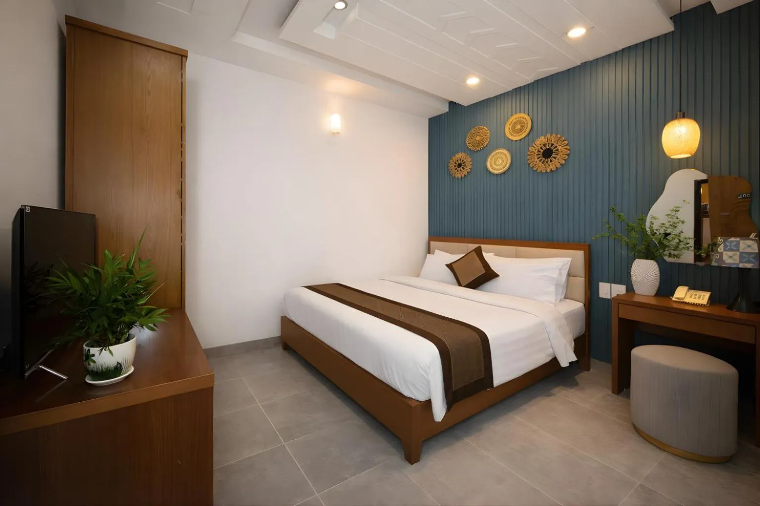 Bed in Vilion Boutique Hotel Ben Thanh