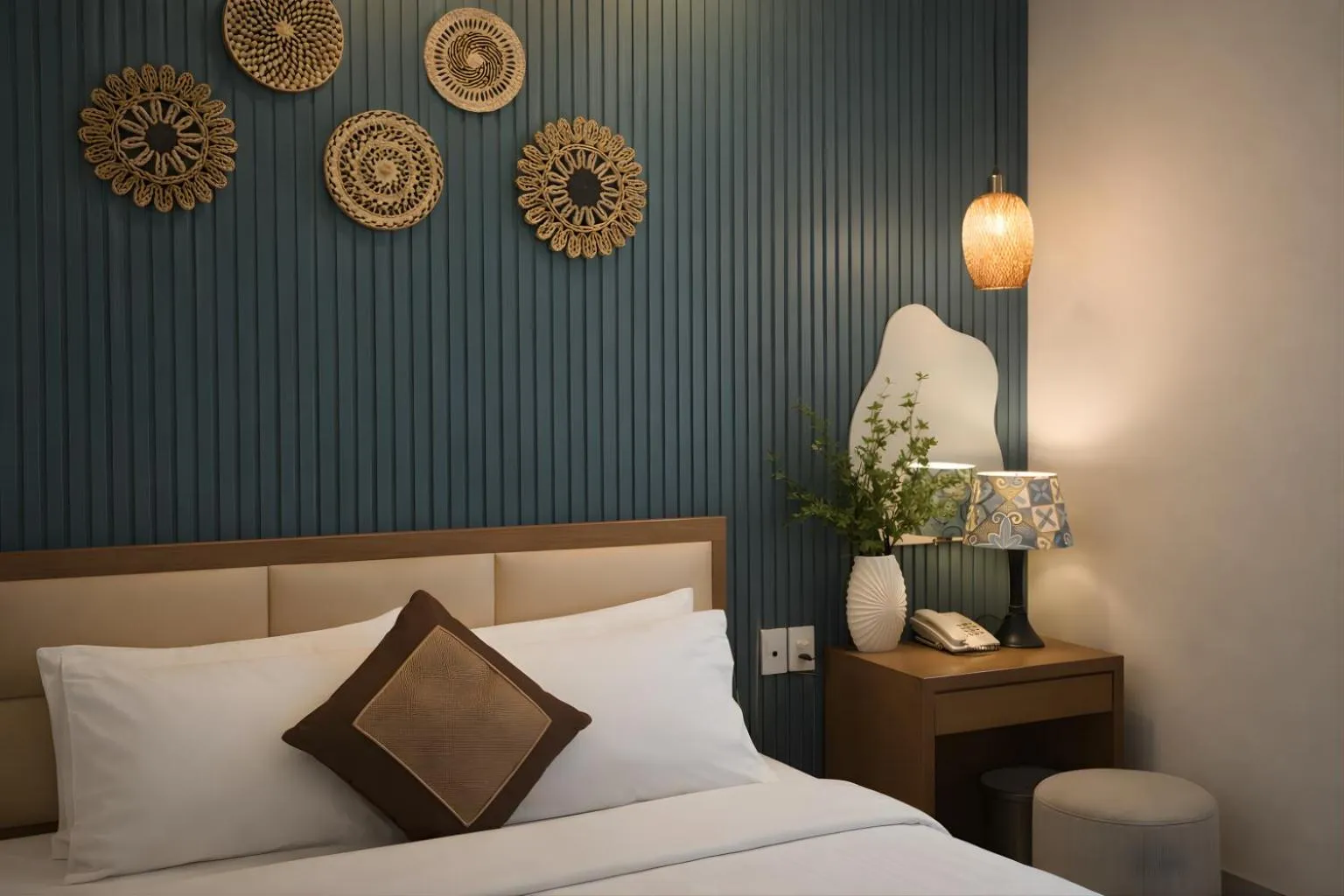 Bed in Vilion Boutique Hotel Ben Thanh