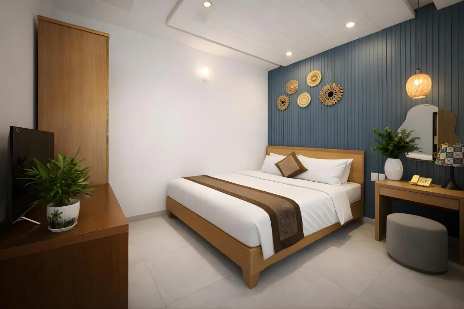 Bed in Vilion Boutique Hotel Ben Thanh