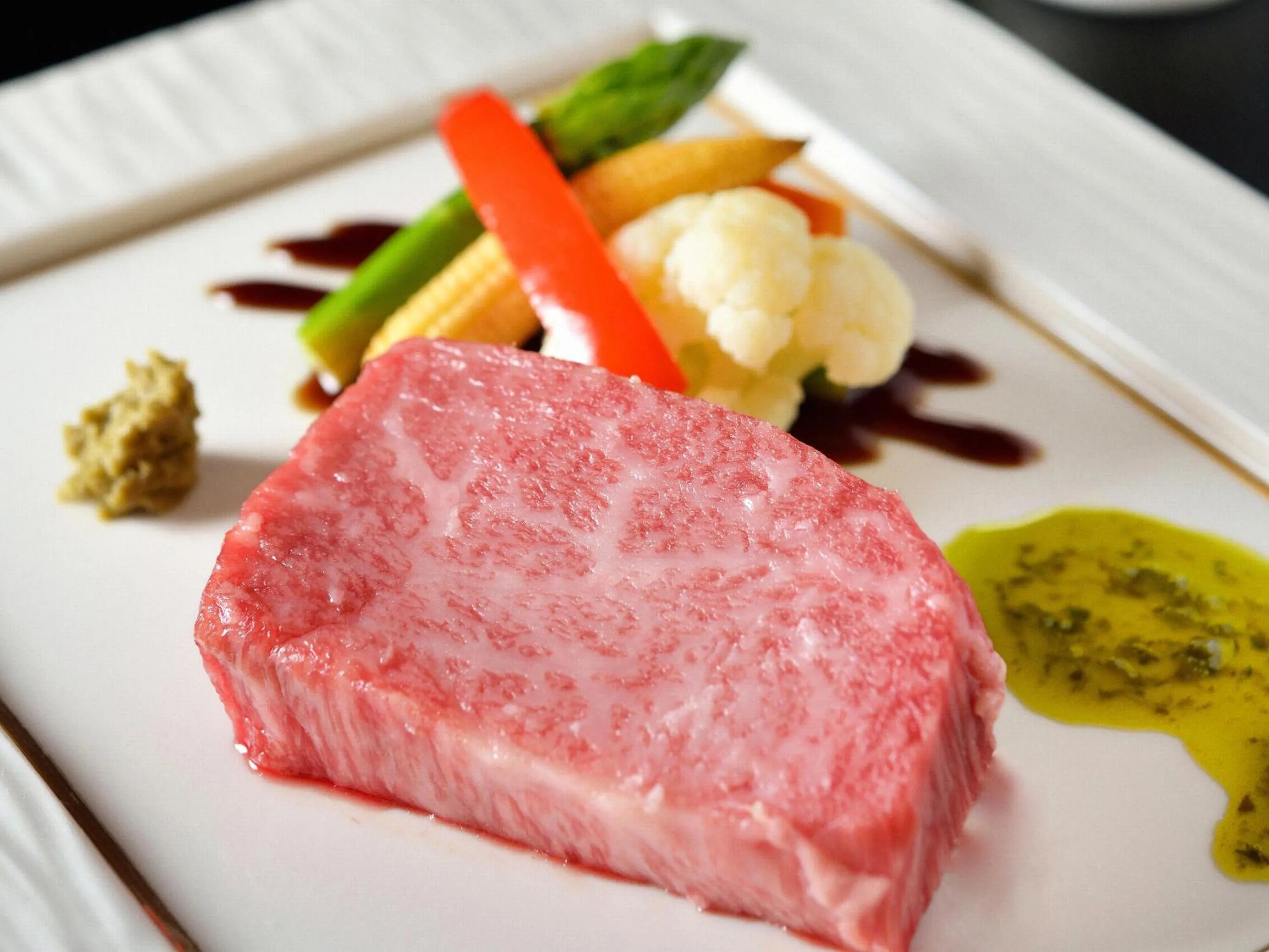 Food close-up in Hamachiyokan