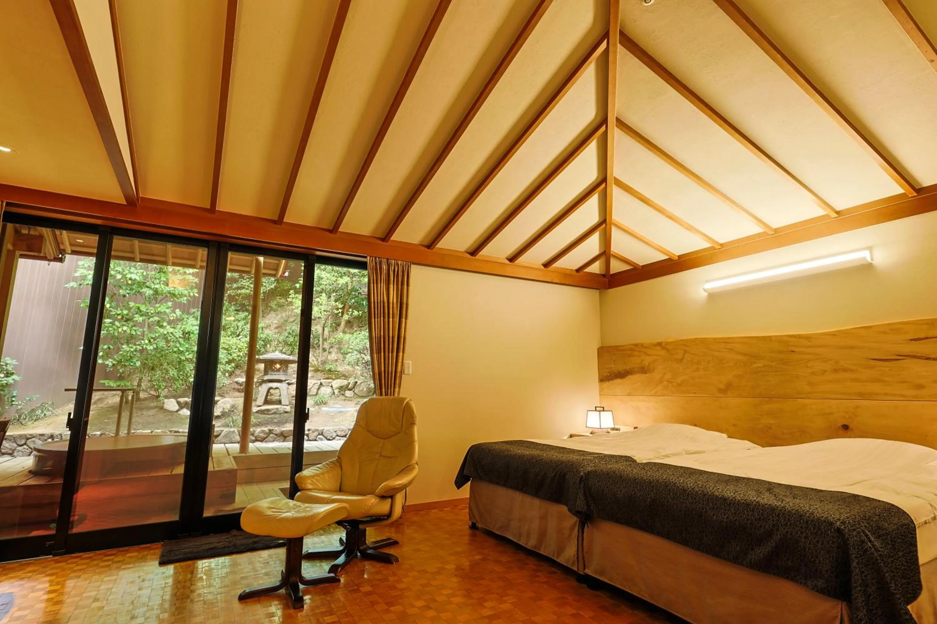 Photo of the whole room, Bed in Ginsuisou Choraku