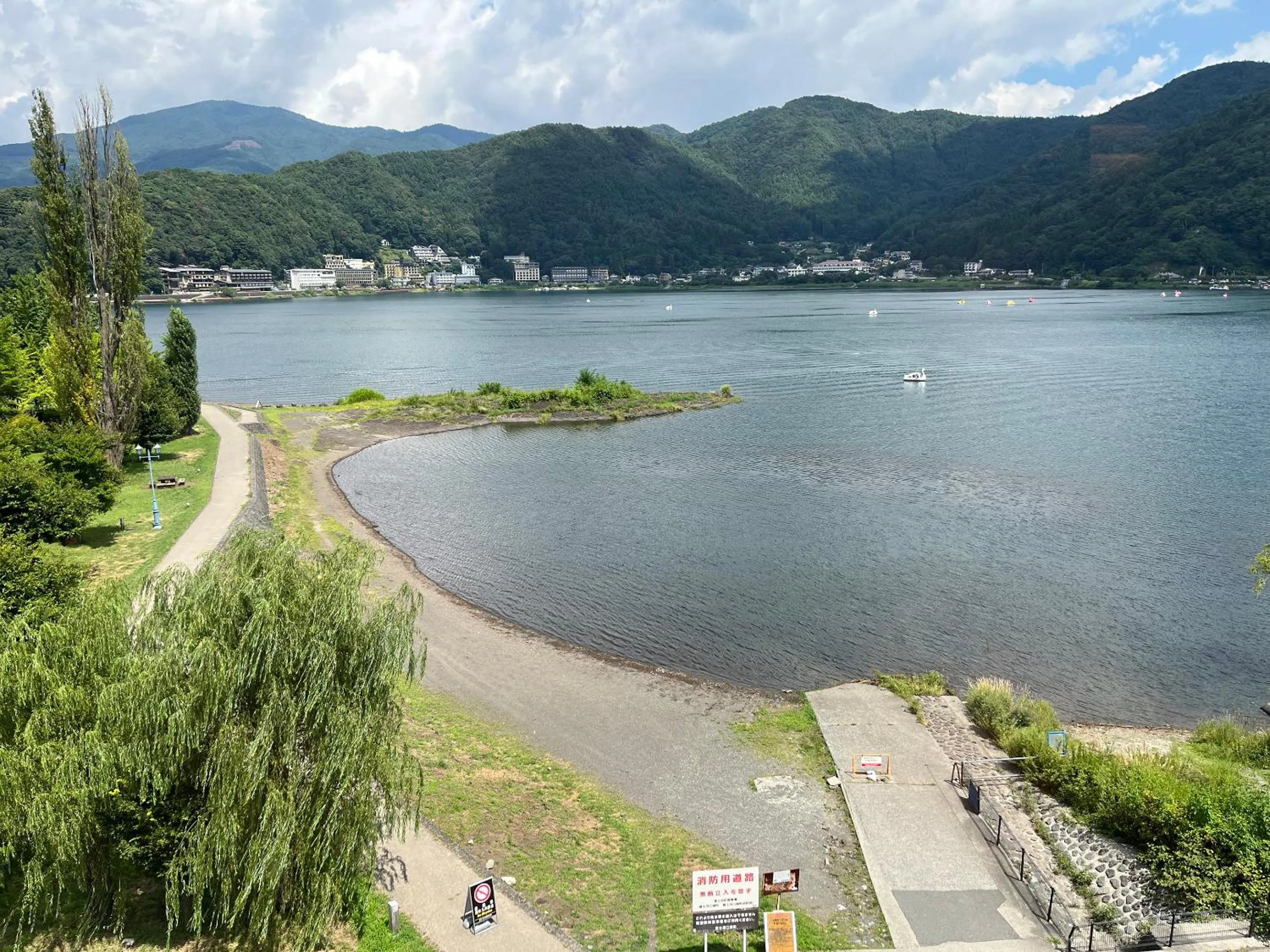 Lake view in Royal Hotel Kawaguchiko