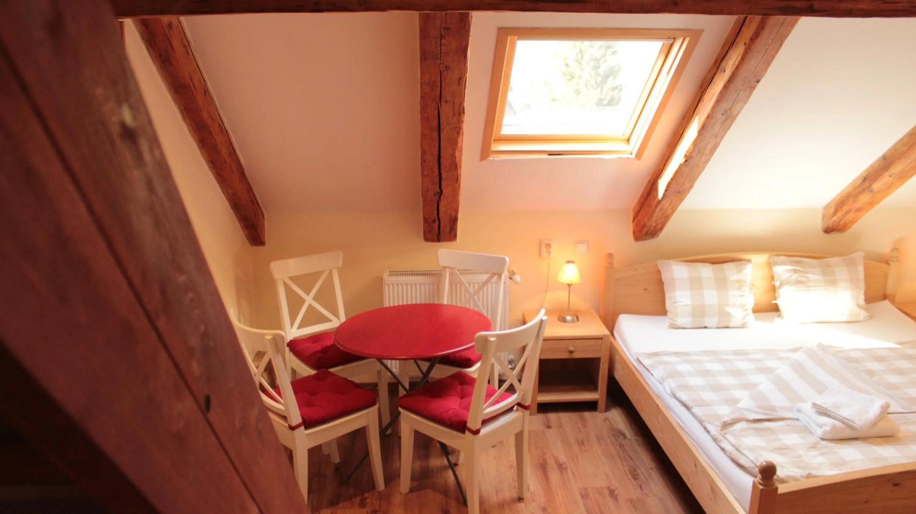 Photo of the whole room, Bed in Garni Hotel St Anna