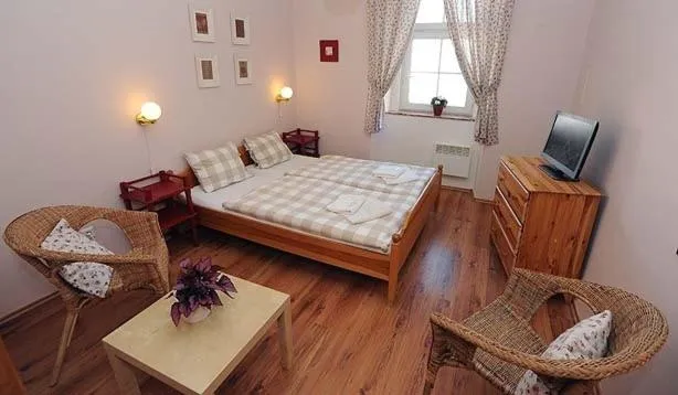 Photo of the whole room, Bed in Garni Hotel St Anna