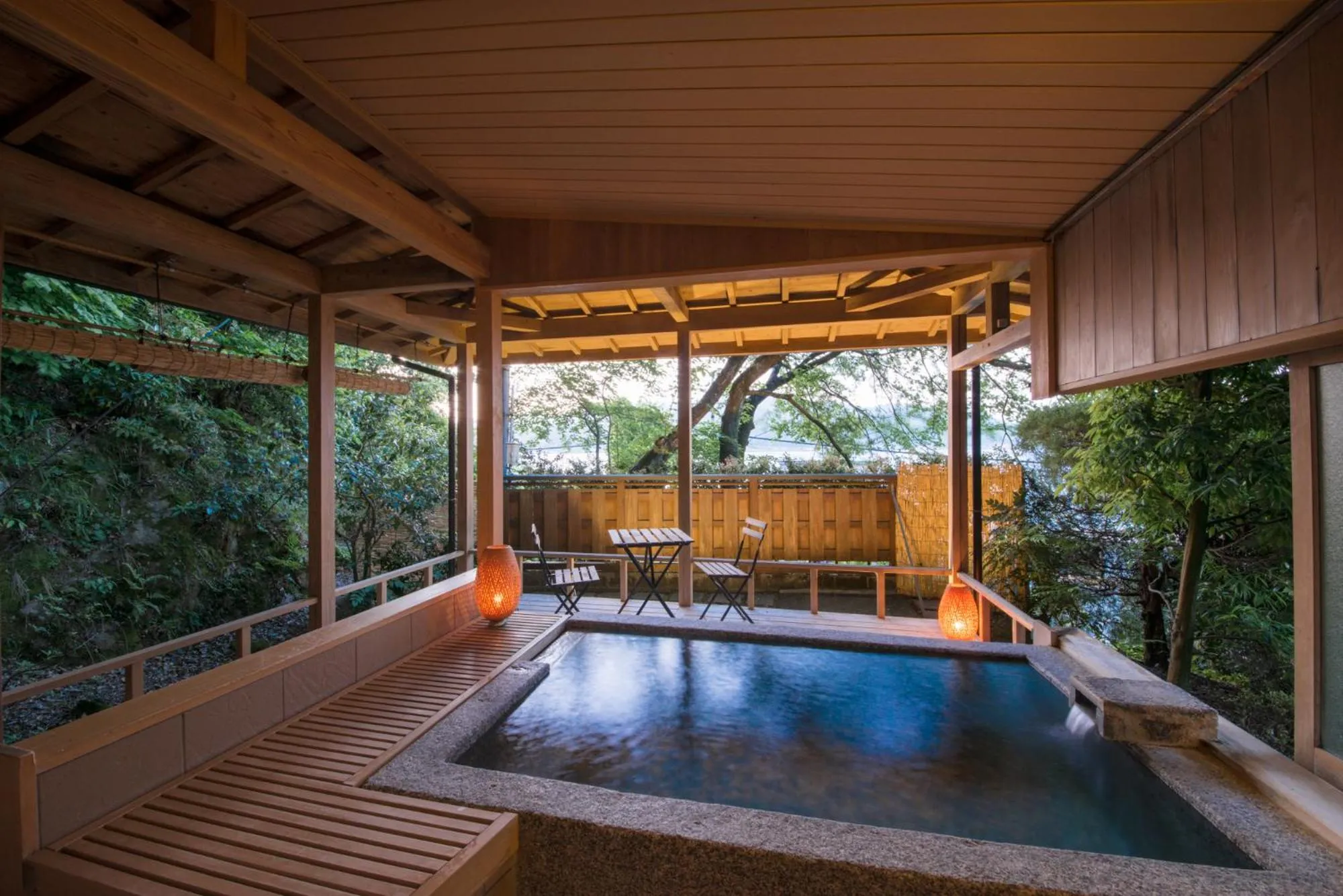 Hot Spring Bath in Hotel Kitanoya