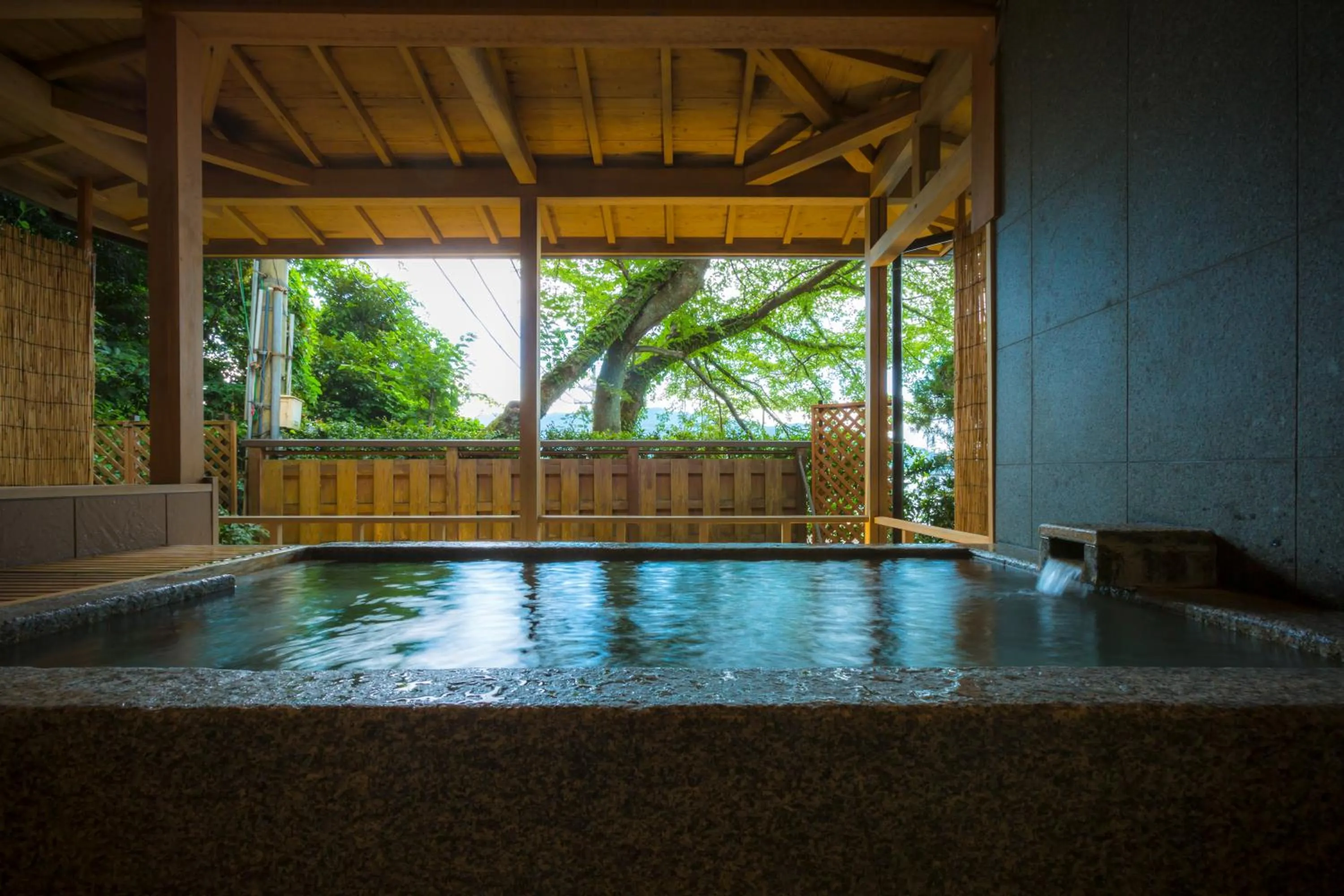 Open Air Bath in Hotel Kitanoya