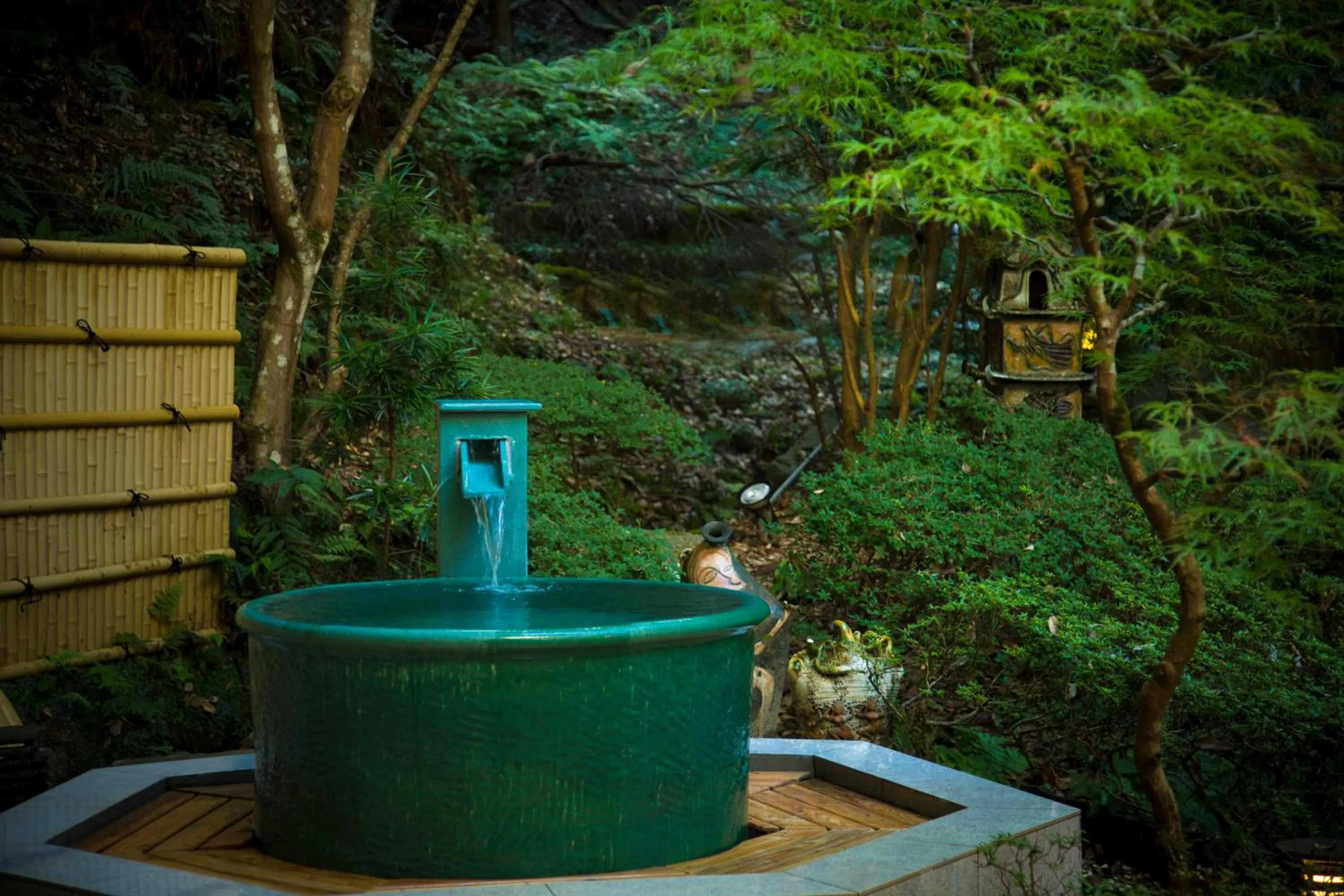 Open Air Bath in Hotel Kitanoya
