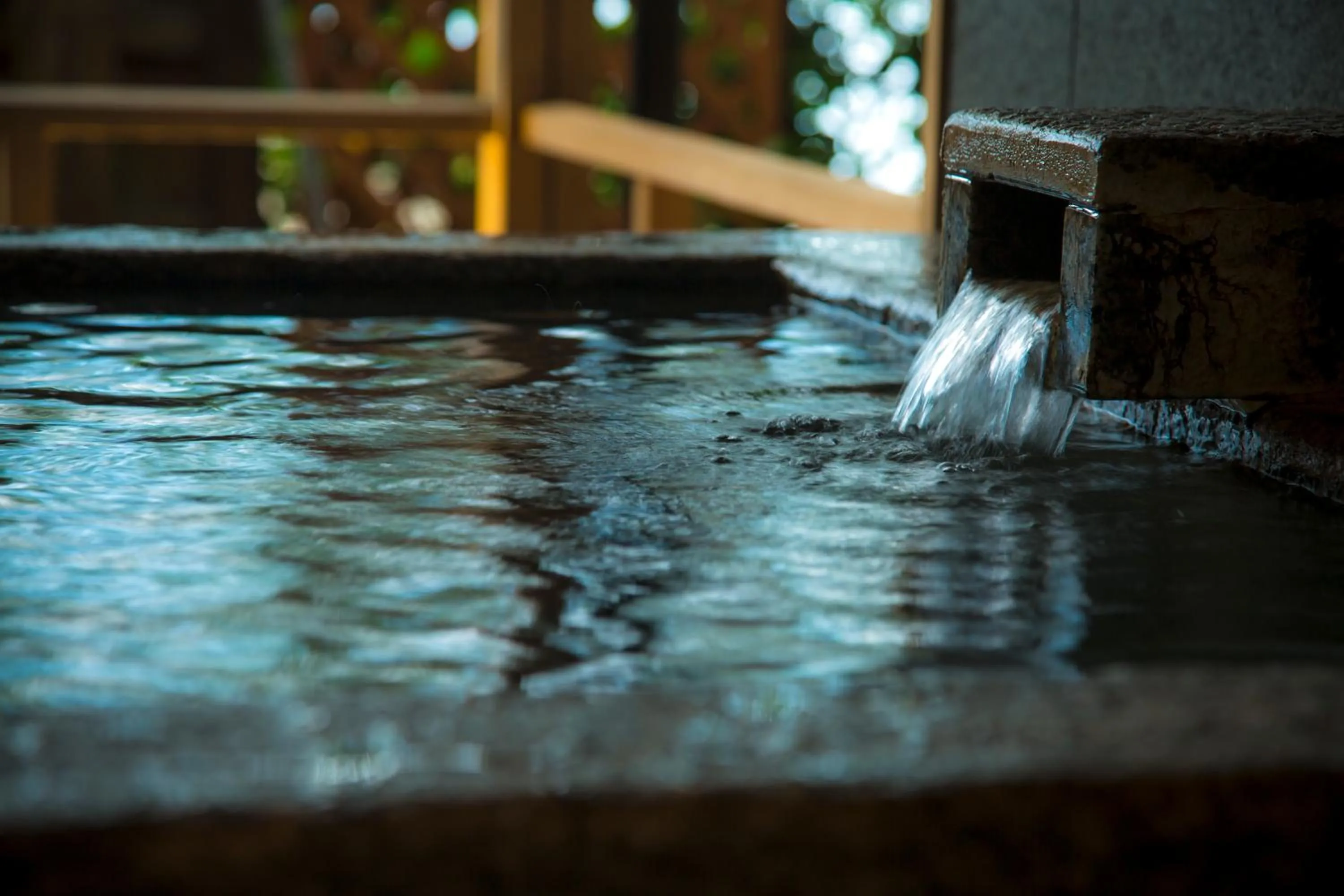 Open Air Bath in Hotel Kitanoya
