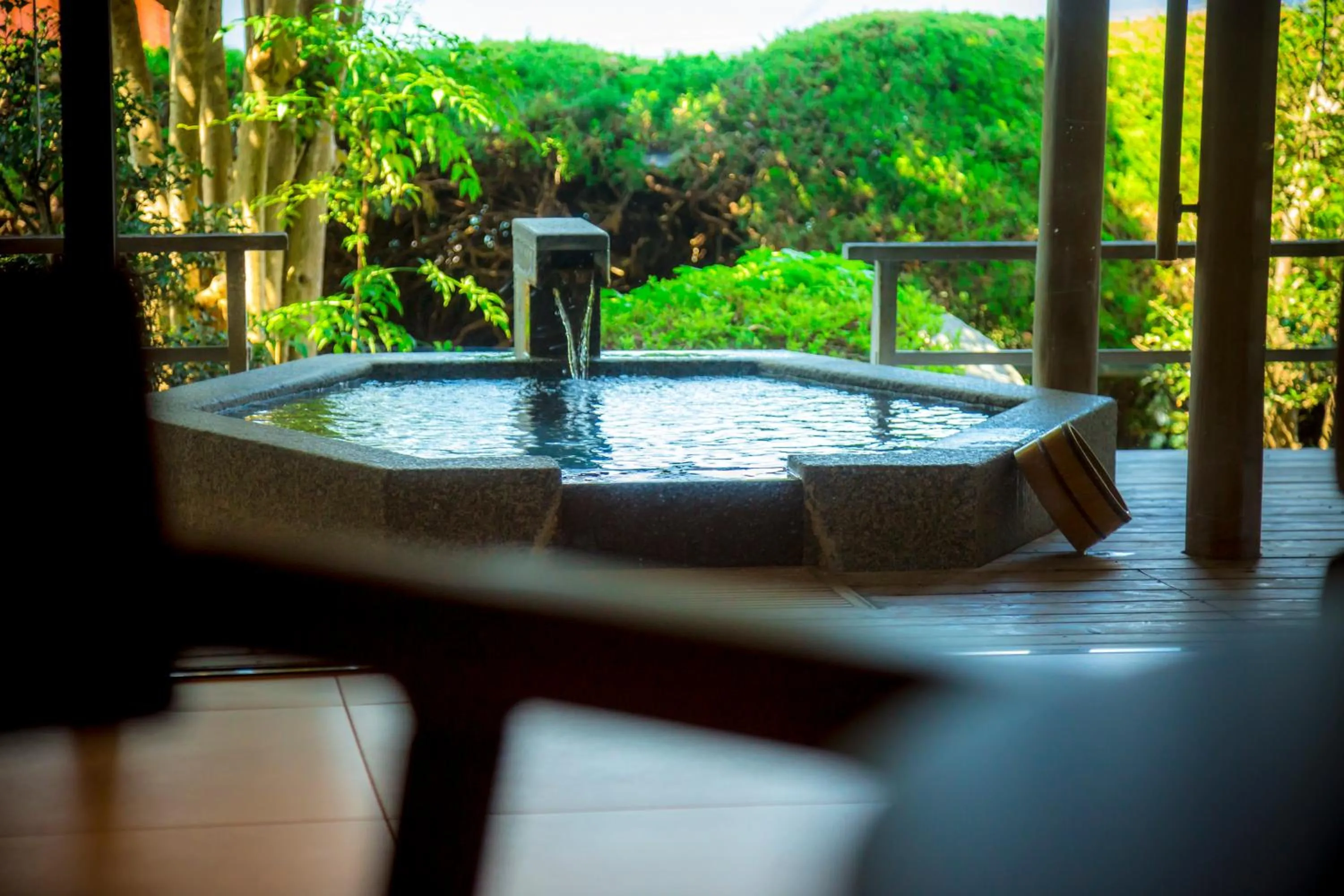 Open Air Bath in Hotel Kitanoya