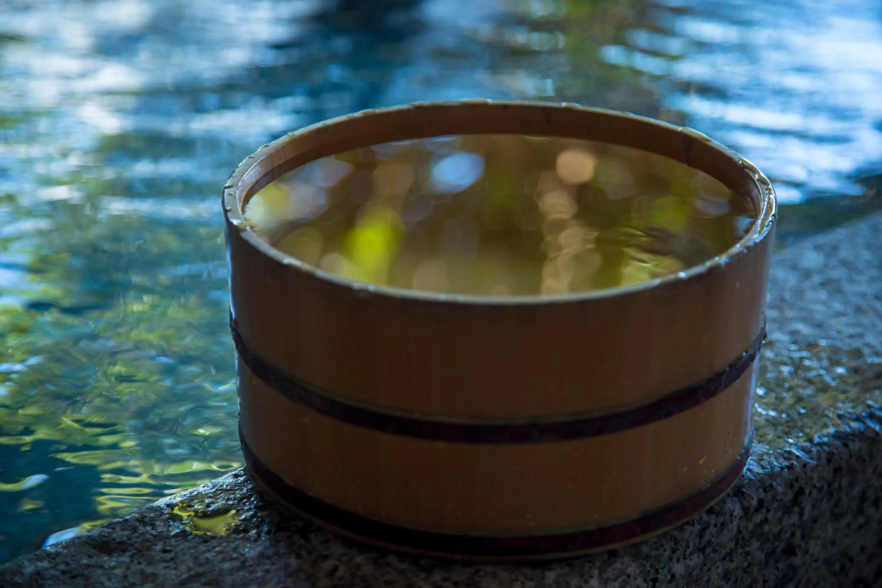 Hot Spring Bath in Hotel Kitanoya