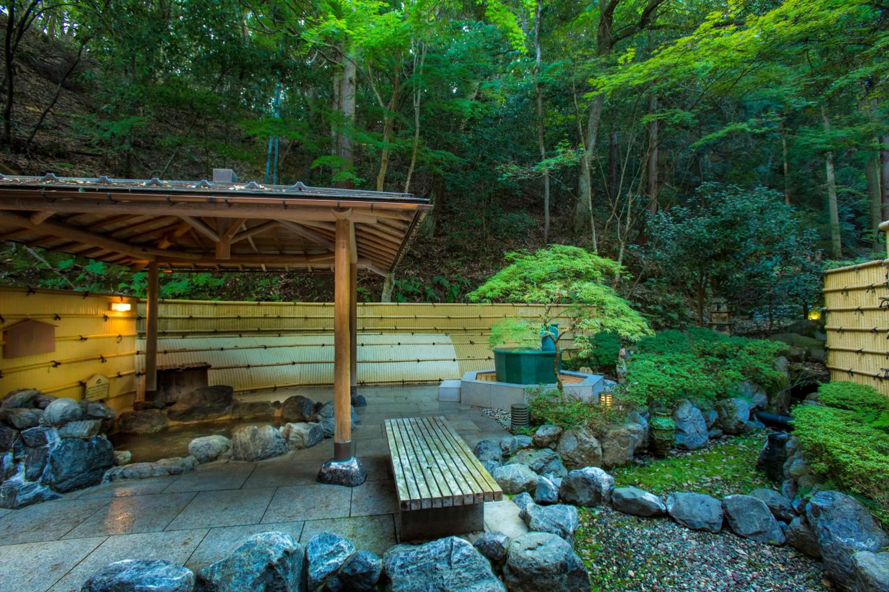 Open Air Bath in Hotel Kitanoya