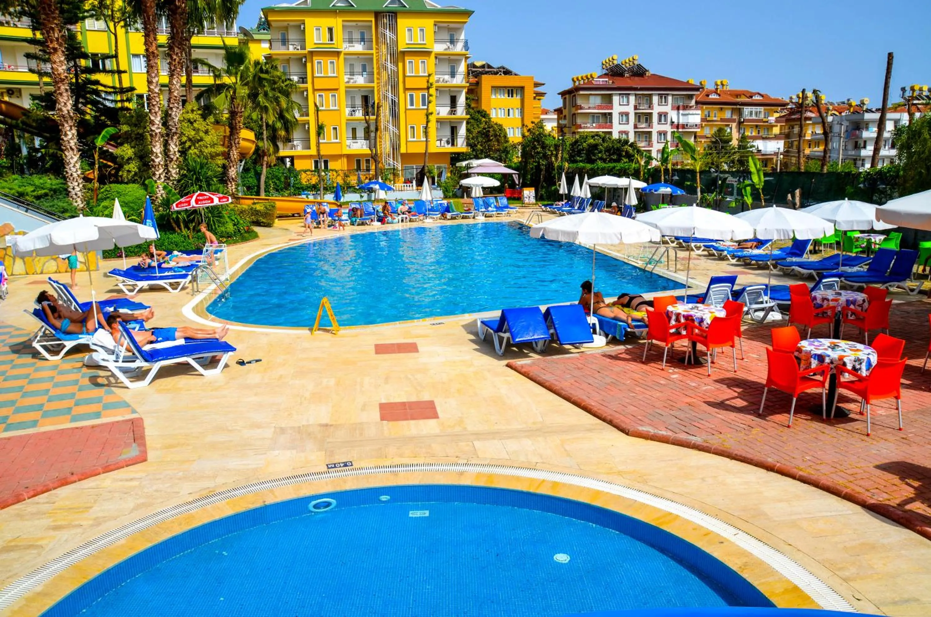 Pool view in Ark Apart and Suite Hotel