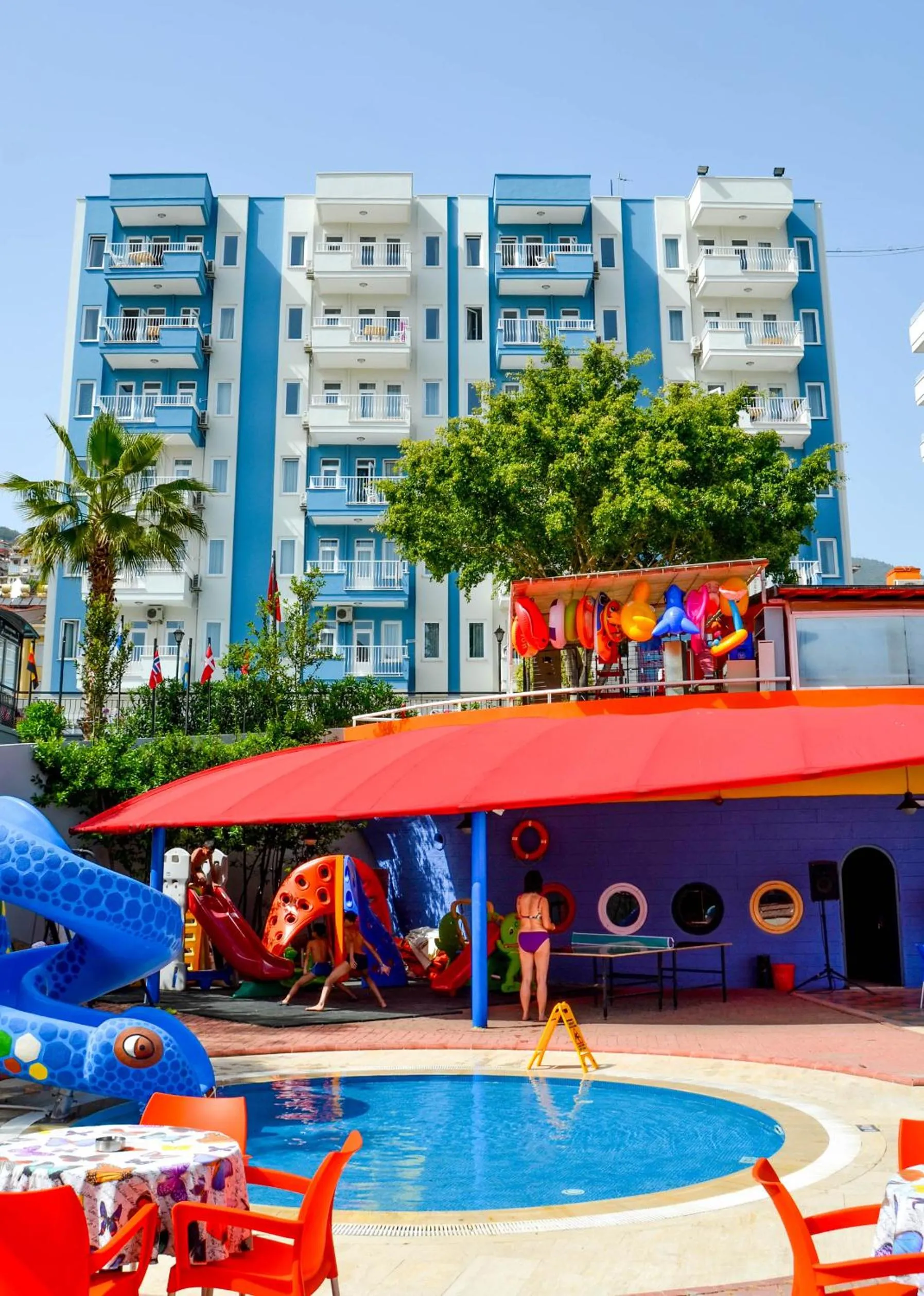 Children play ground in Ark Apart and Suite Hotel