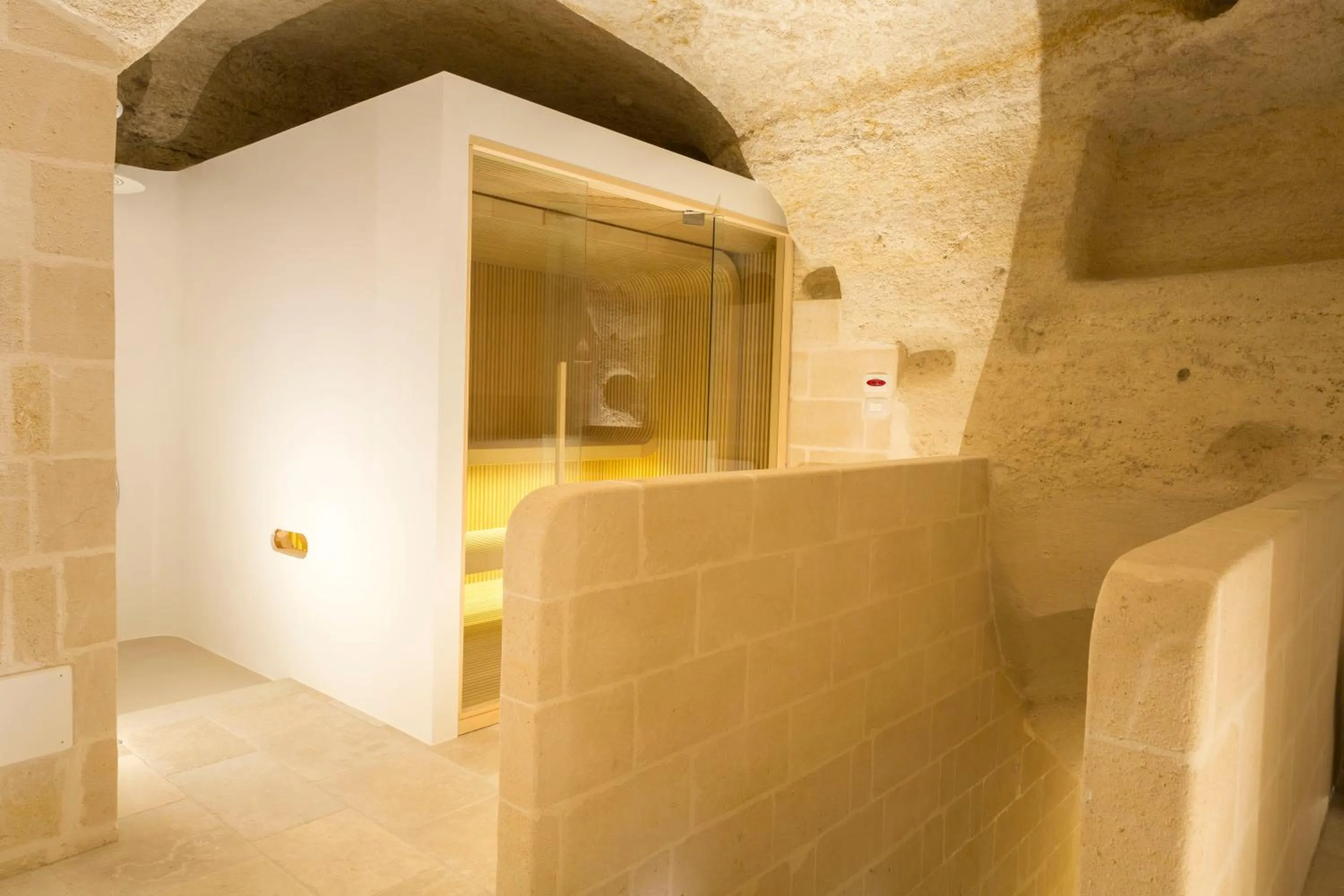 Sauna in Aquatio Cave Luxury Hotel & SPA