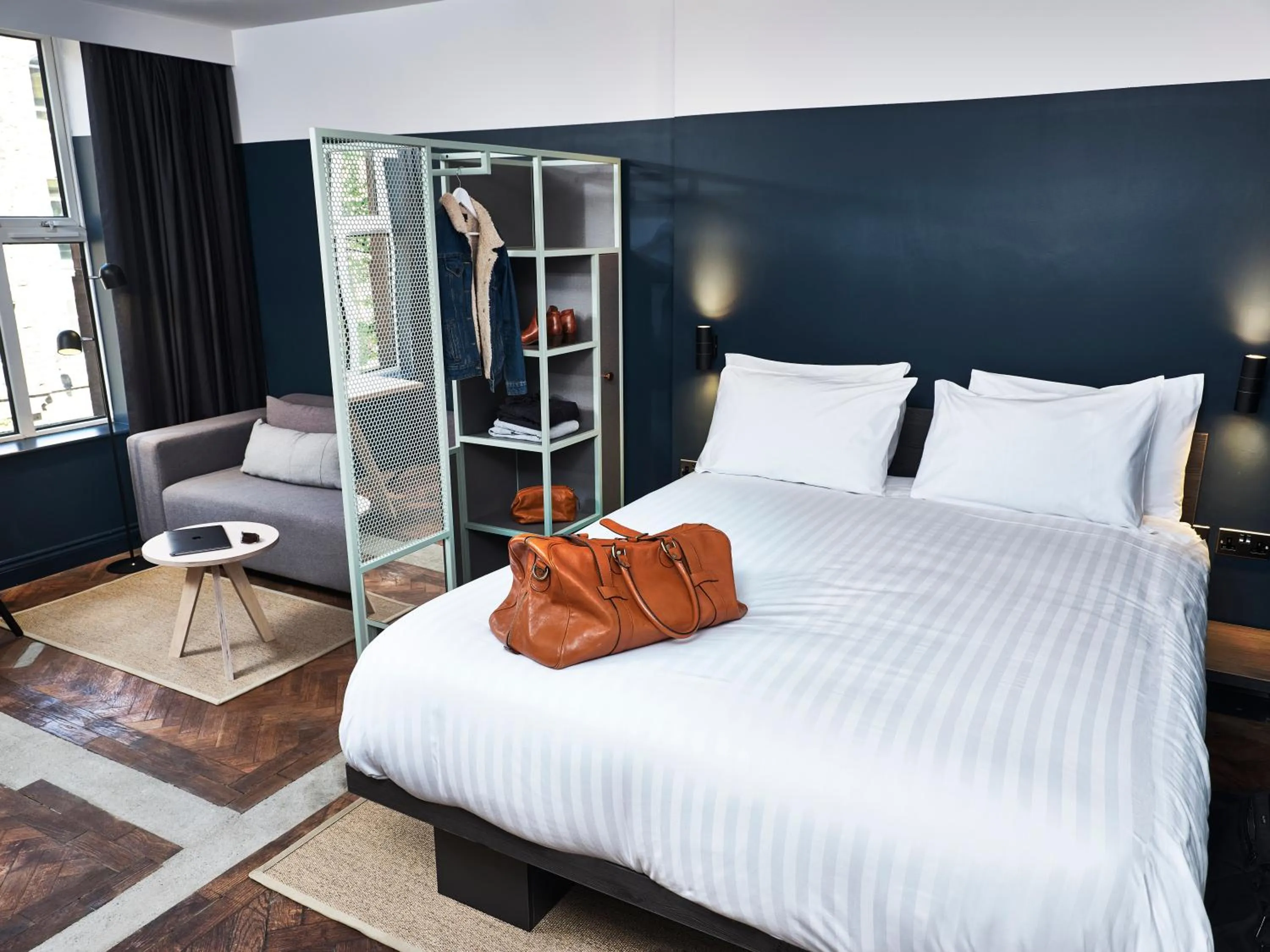 Bed in The Flint Hotel