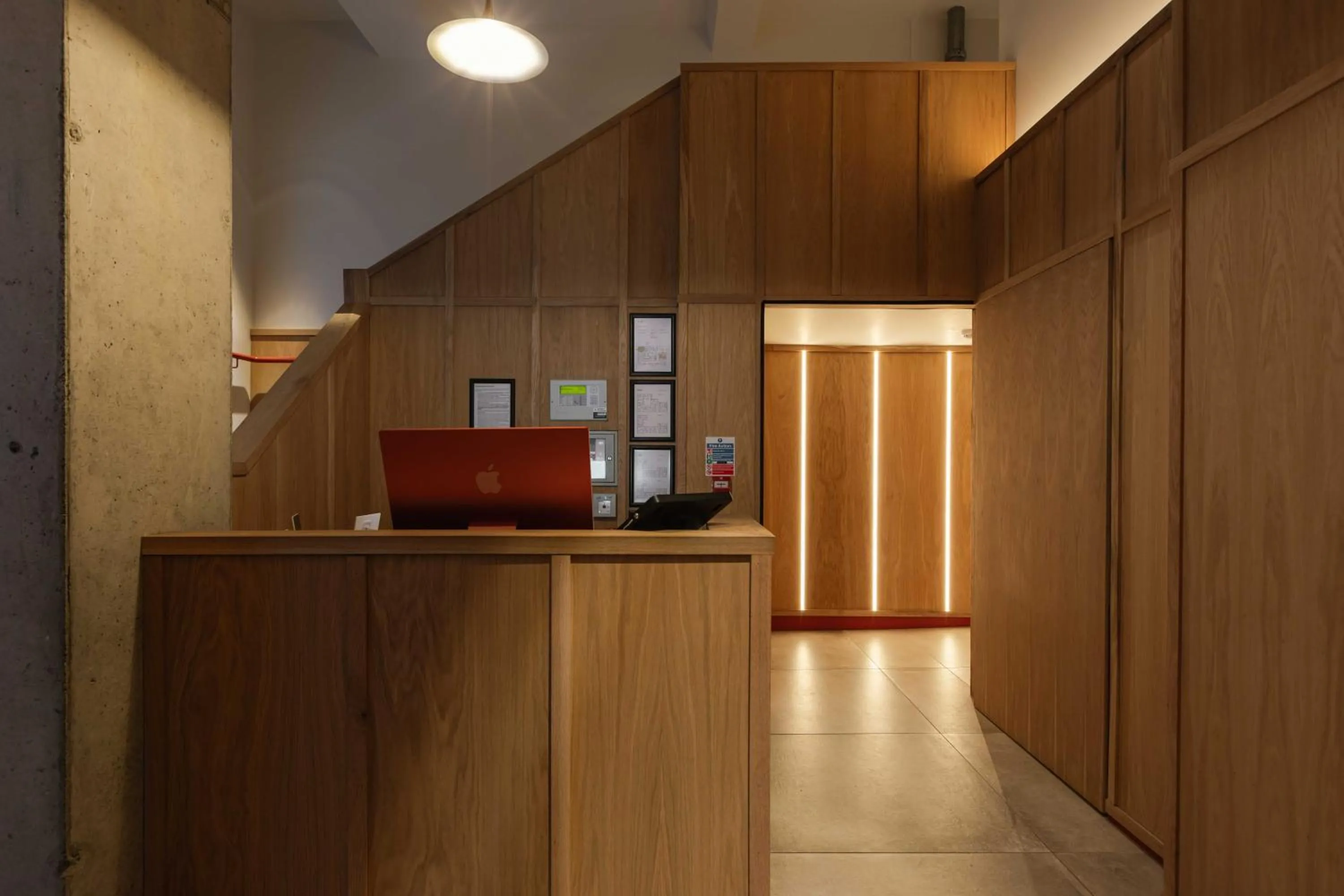 Lobby or reception in The Flint Hotel