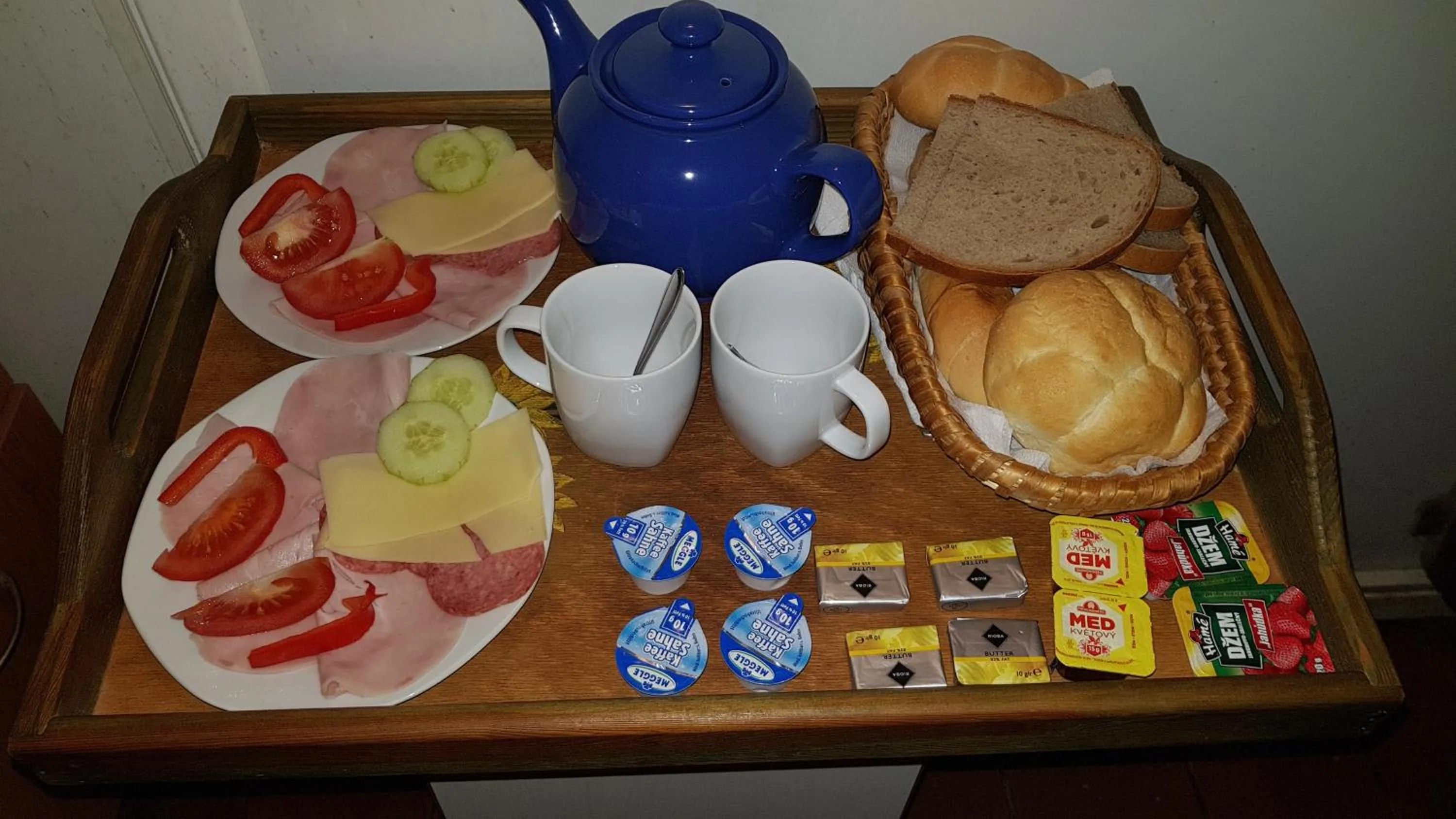 Breakfast in Ubytování Zámecké Schody