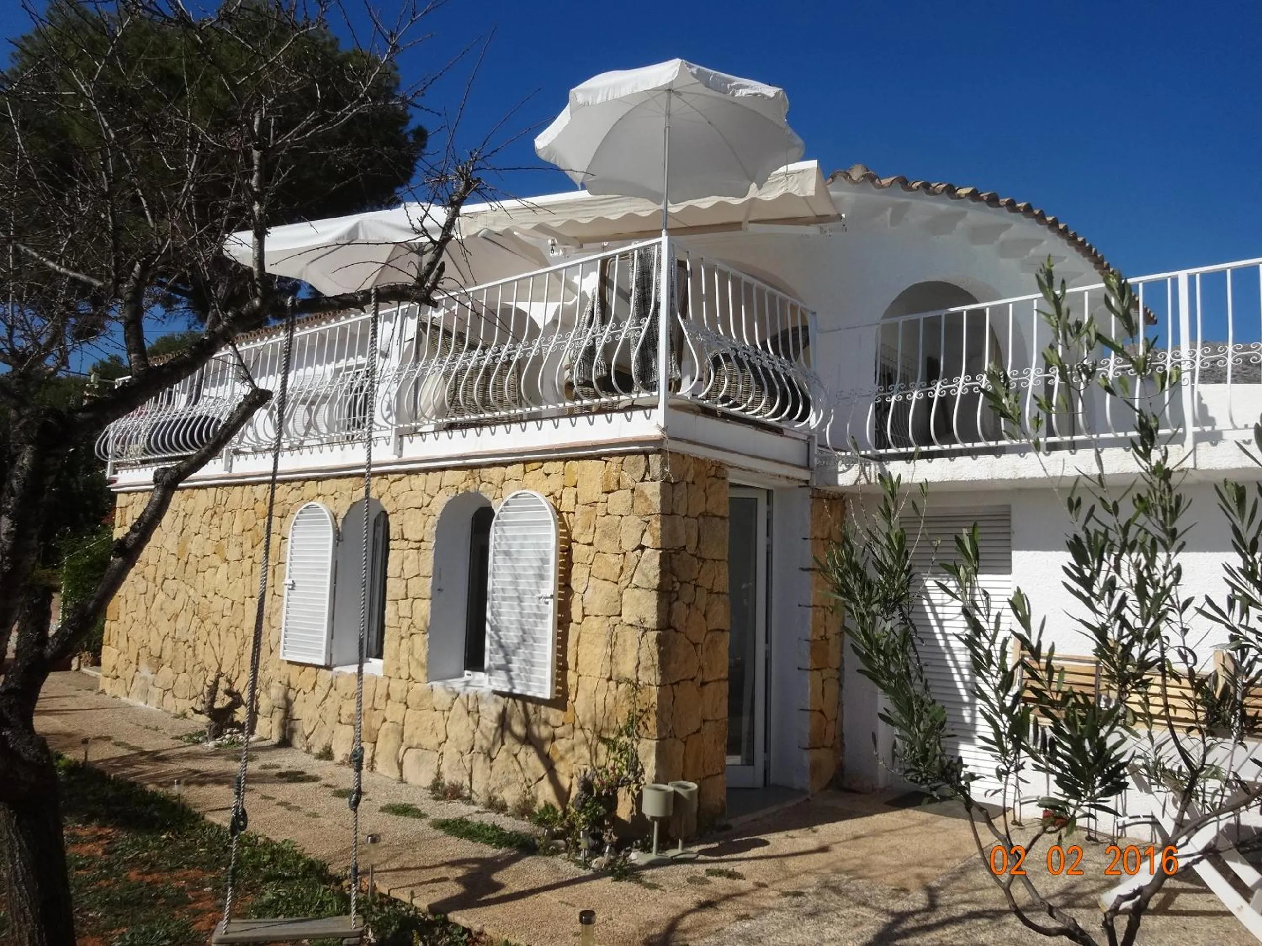 Garden view in Casa Blanca