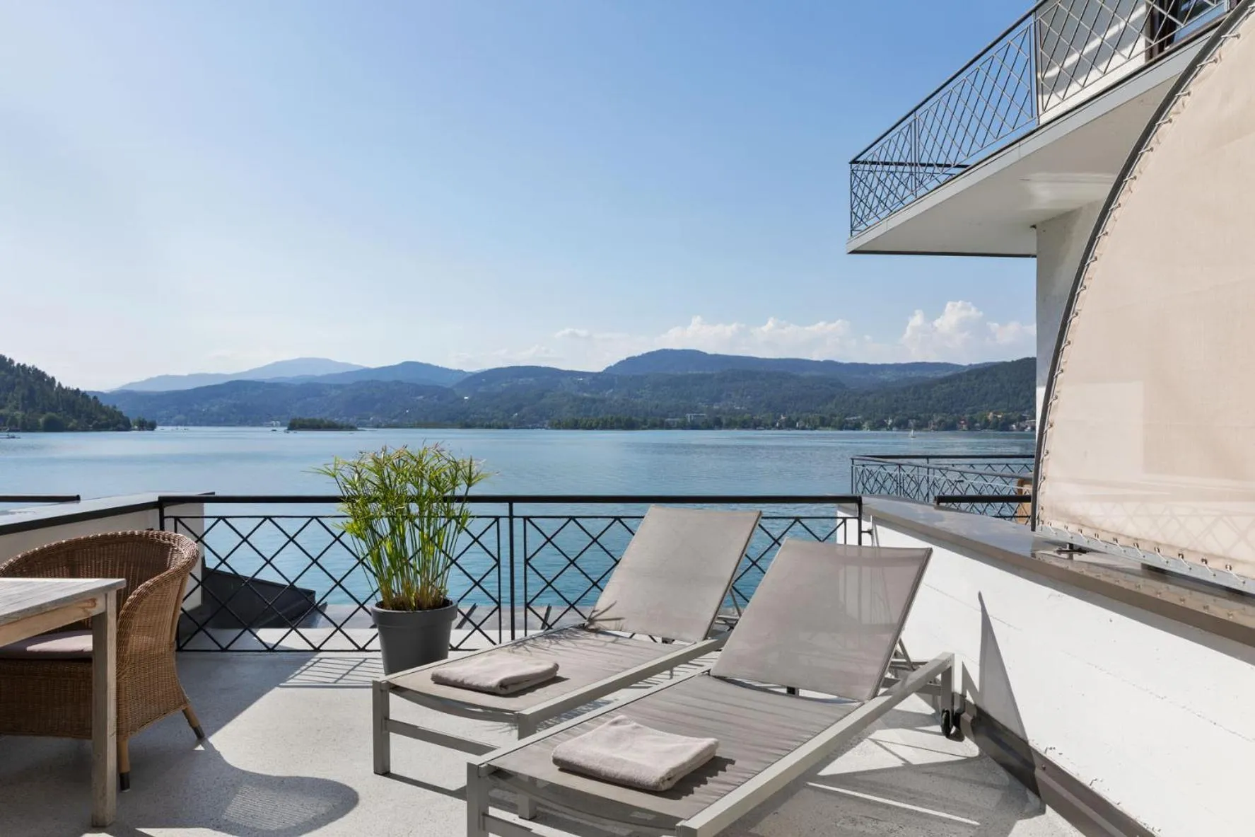 Balcony/Terrace in Hotel Linde