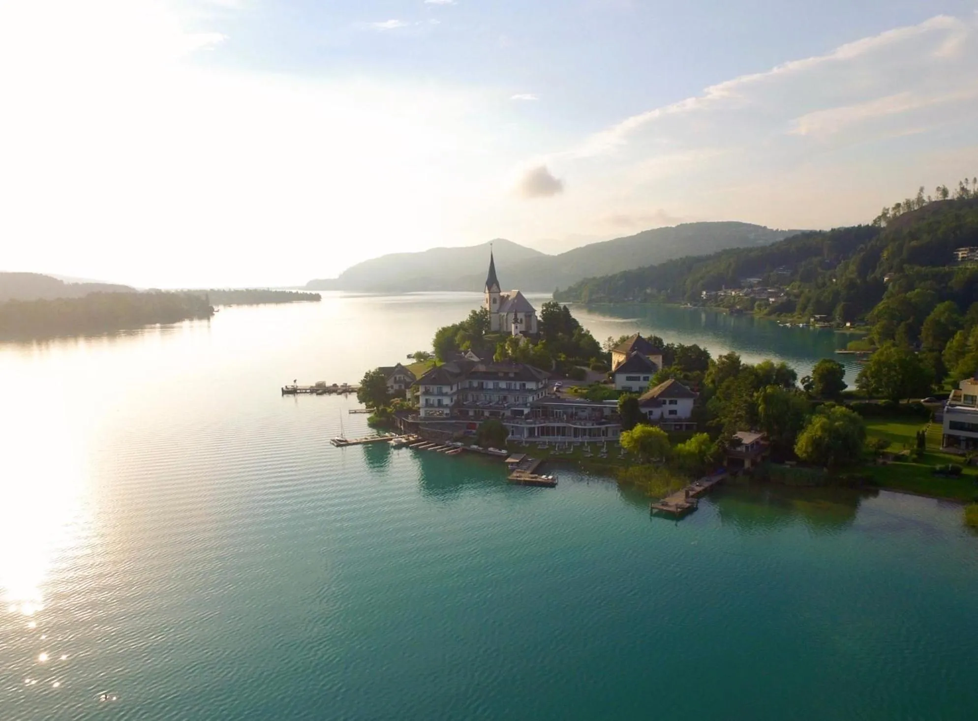 Natural landscape in Hotel Linde