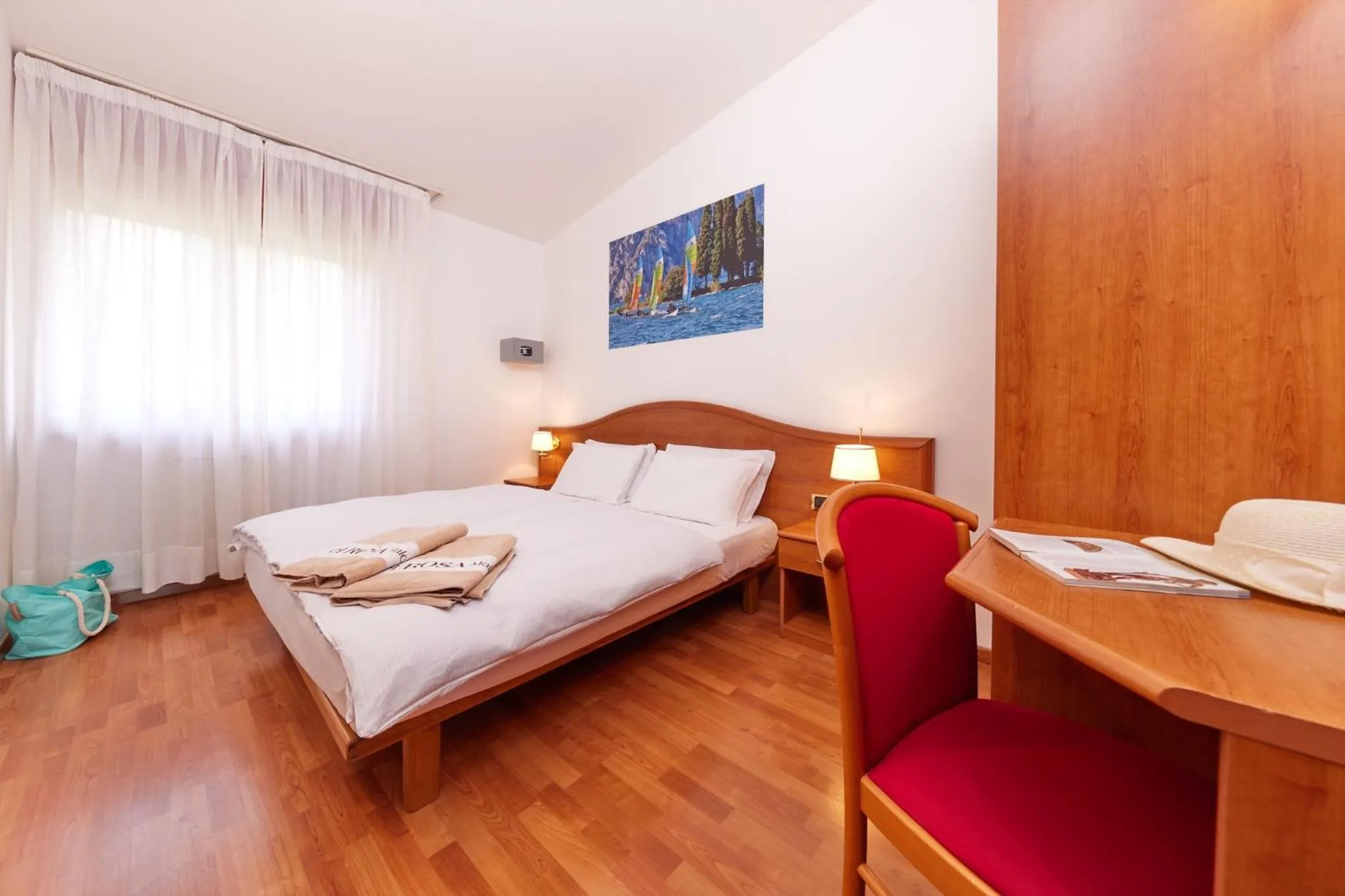 Bed in Beach Hotel Rosa