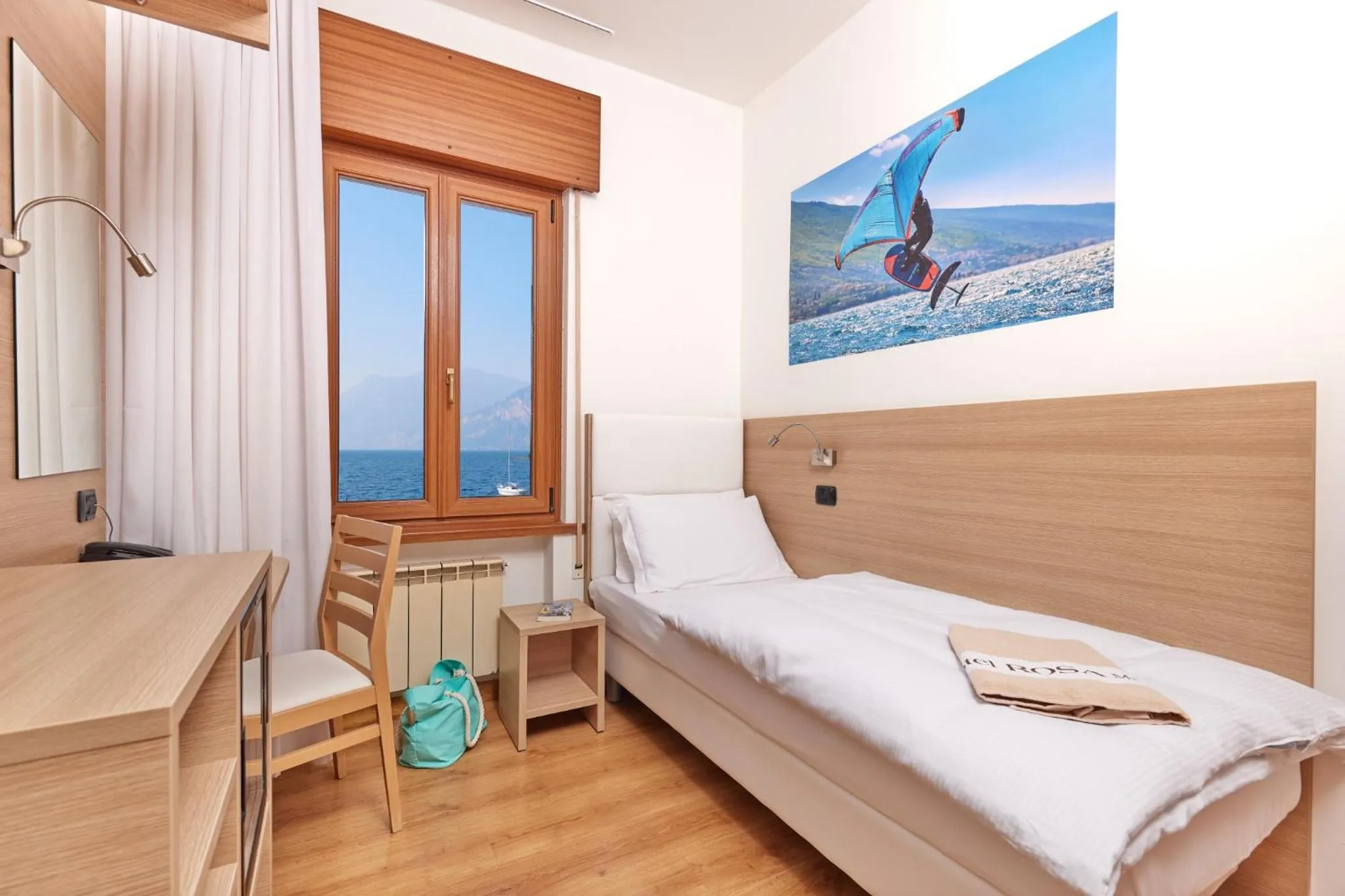 Bedroom, Bed in Beach Hotel Rosa