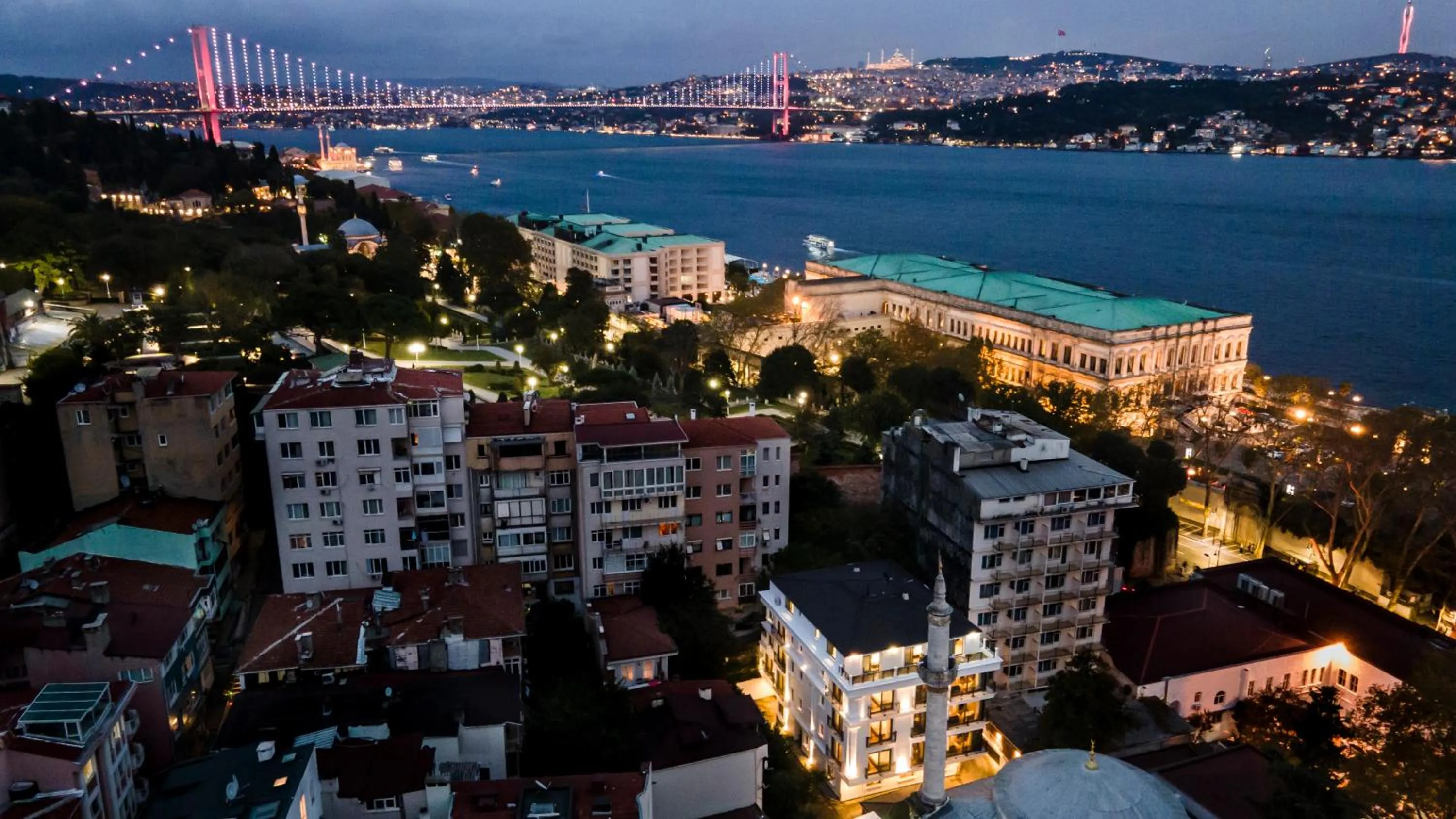 Bird's eye view in Çırağan Apart Bosphorus