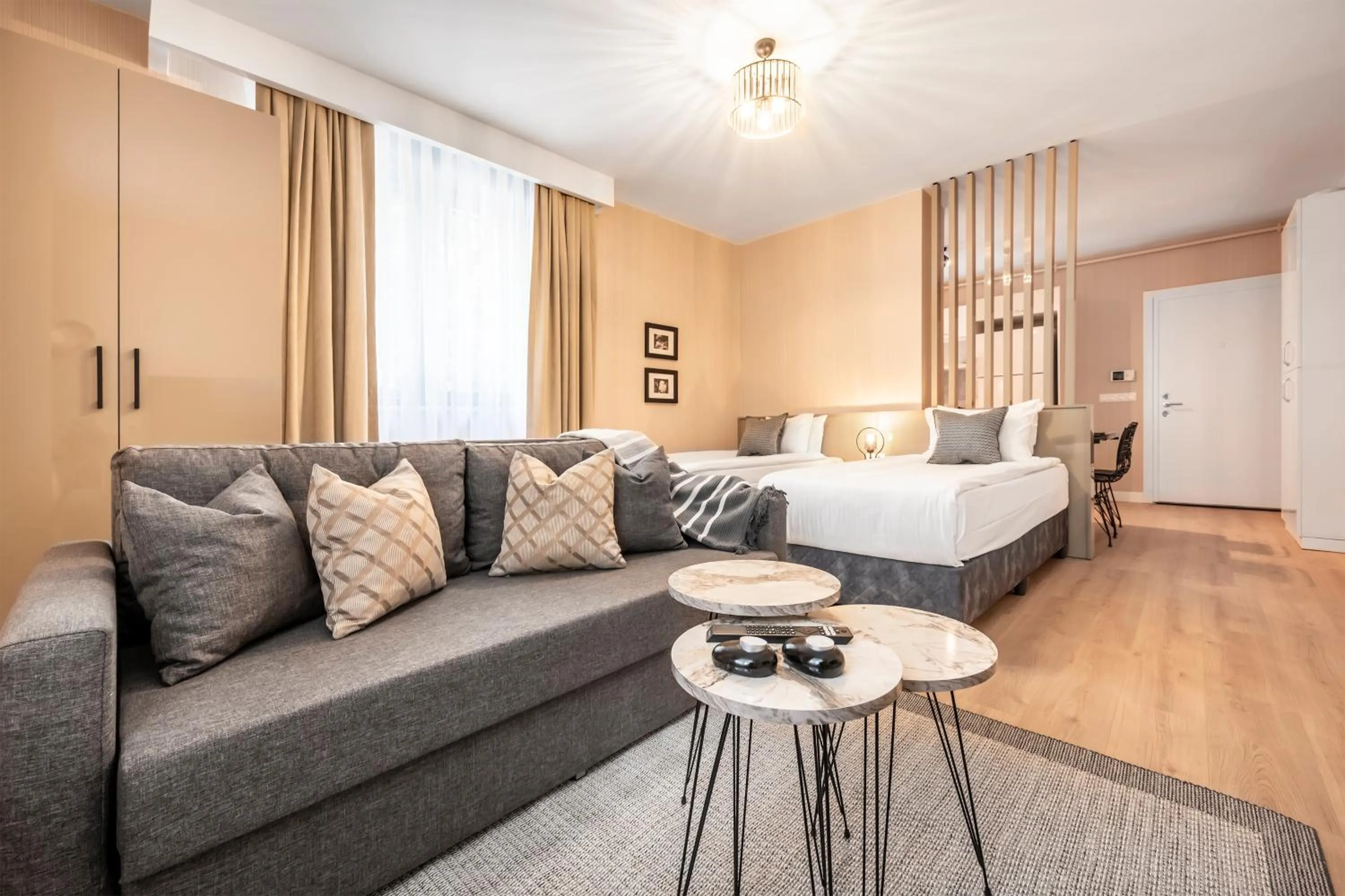 Living room in Çırağan Apart Bosphorus