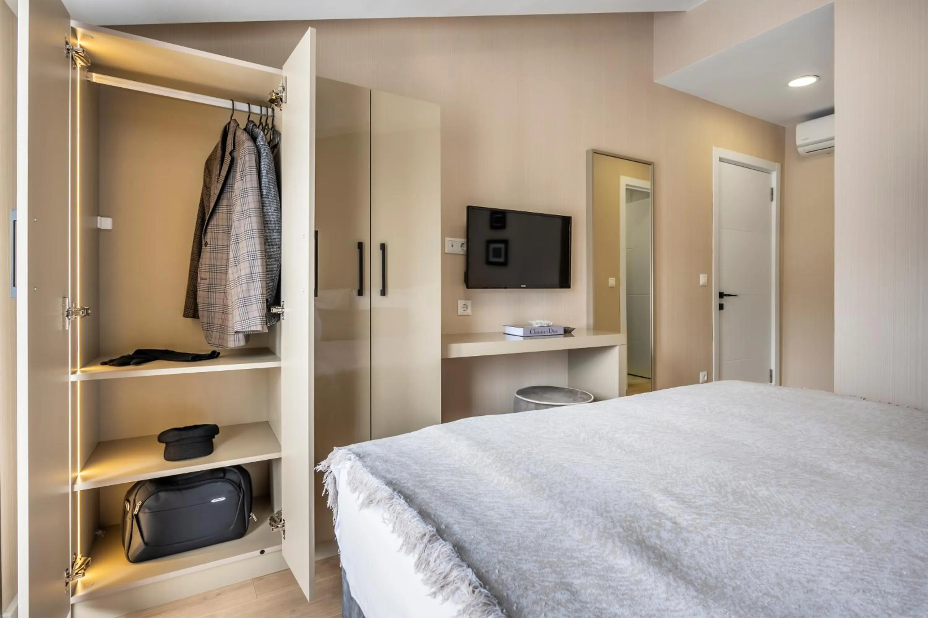 Bedroom, Bed in Çırağan Apart Bosphorus