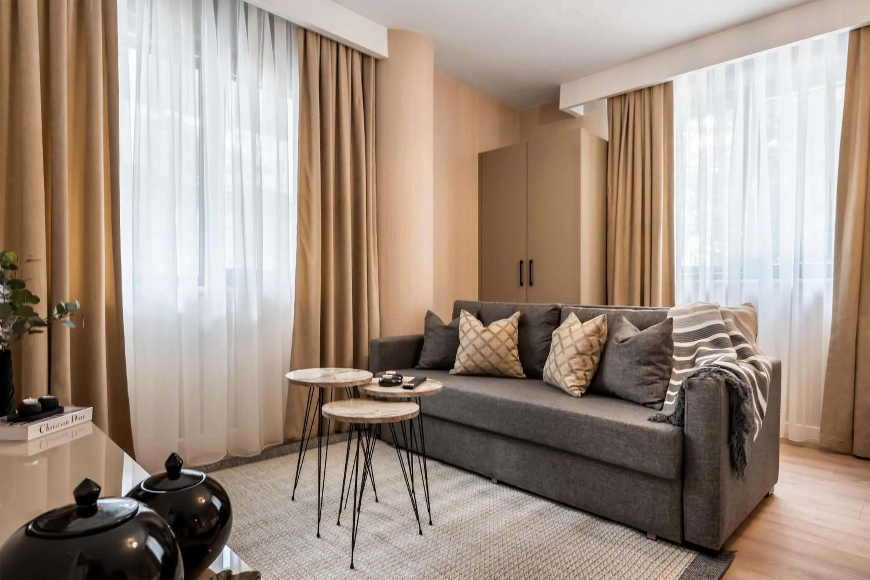 Living room in Çırağan Apart Bosphorus