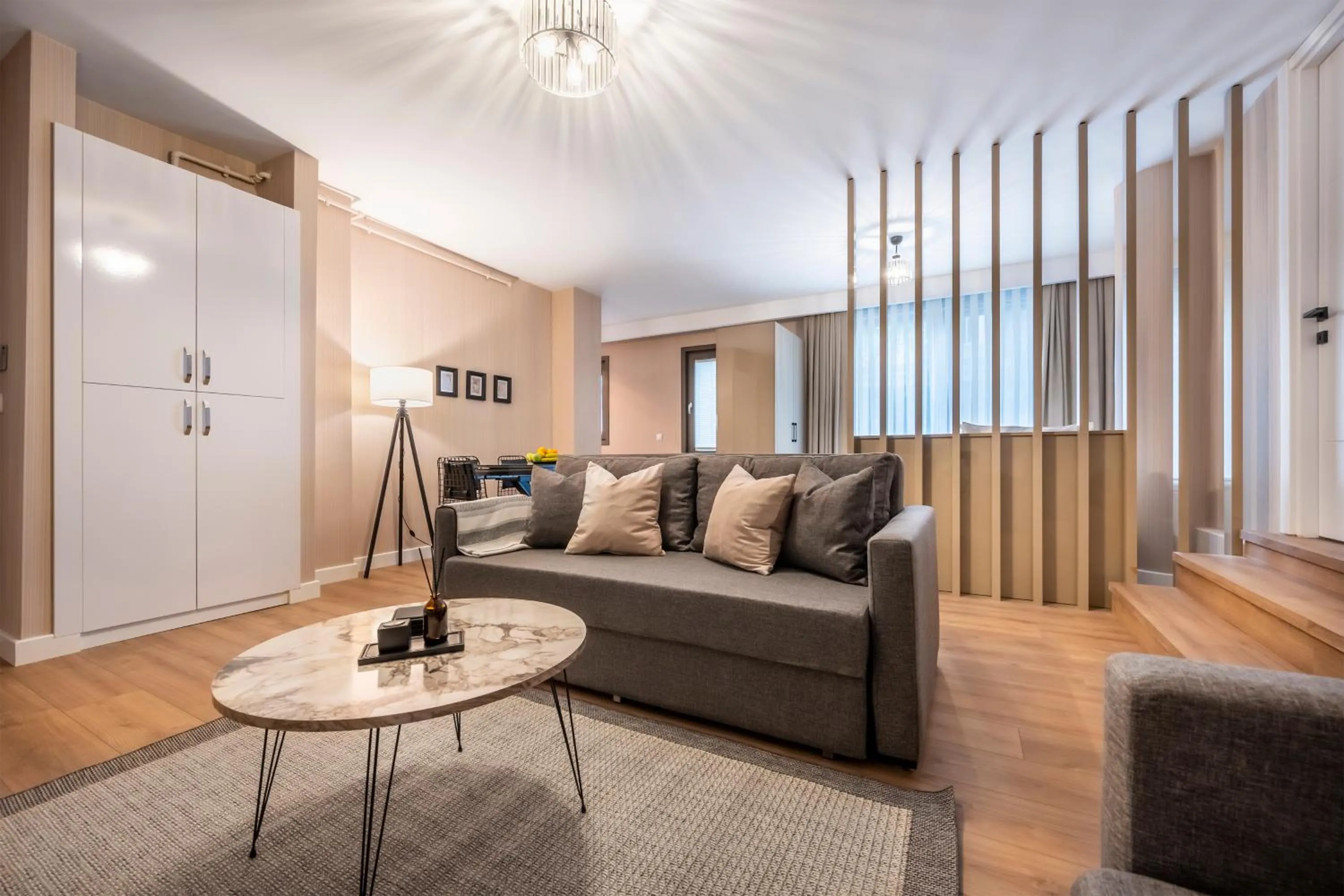 Living room in Çırağan Apart Bosphorus