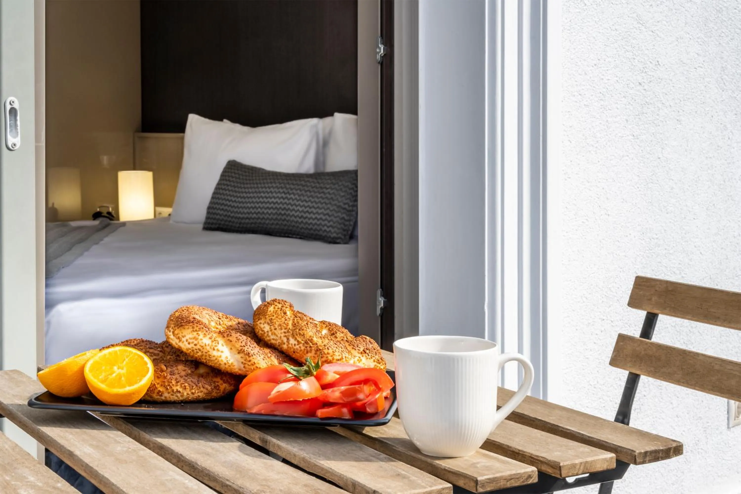 Balcony/Terrace, Bed in Çırağan Apart Bosphorus