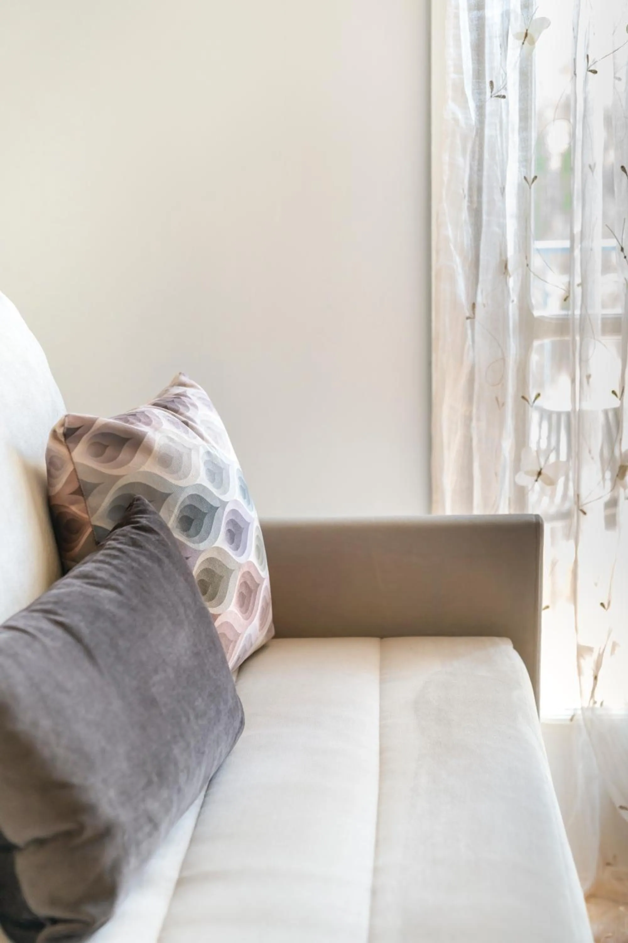 Seating area, Bed in Agia Markella