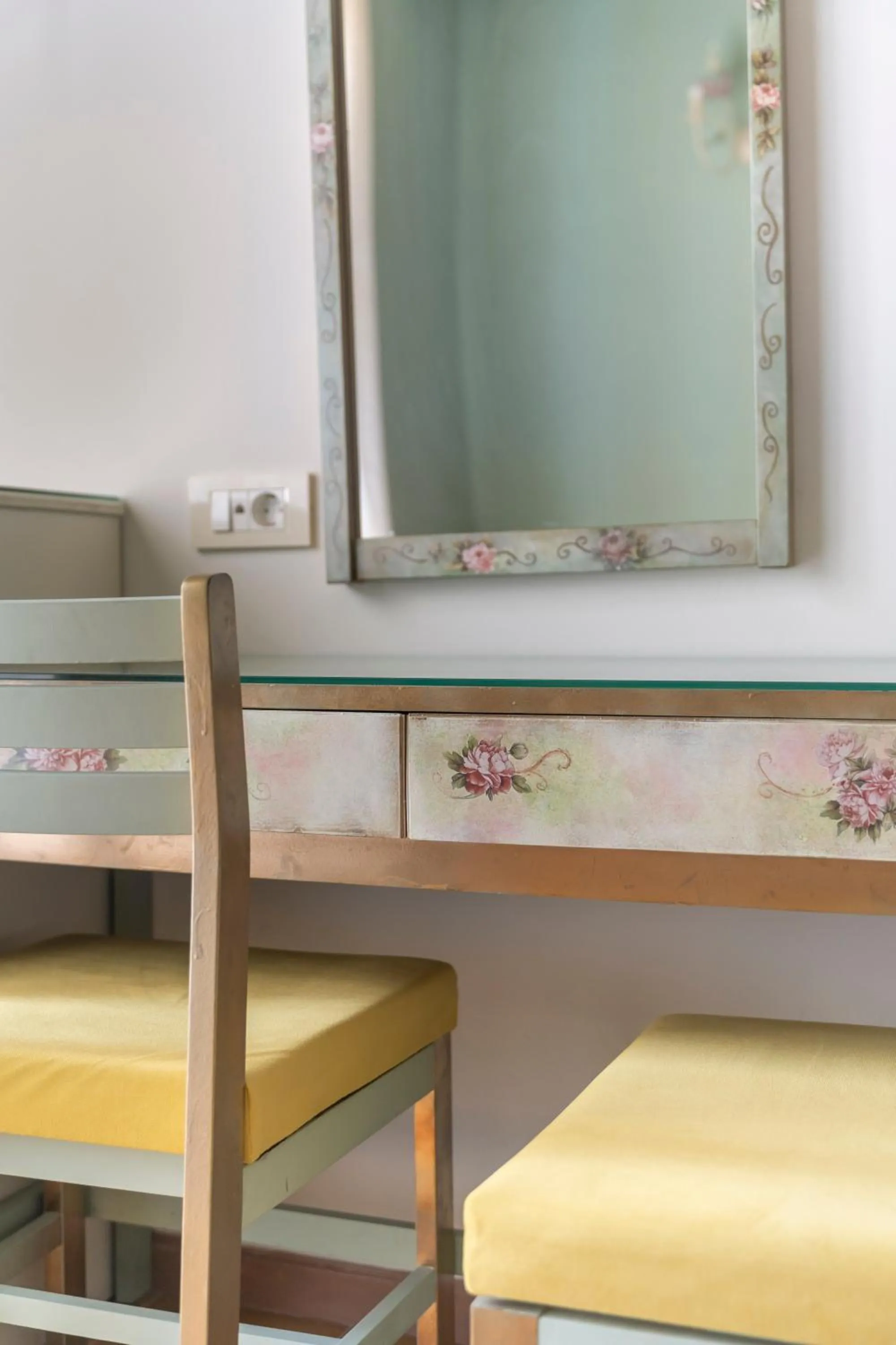 Decorative detail, Bed in Agia Markella