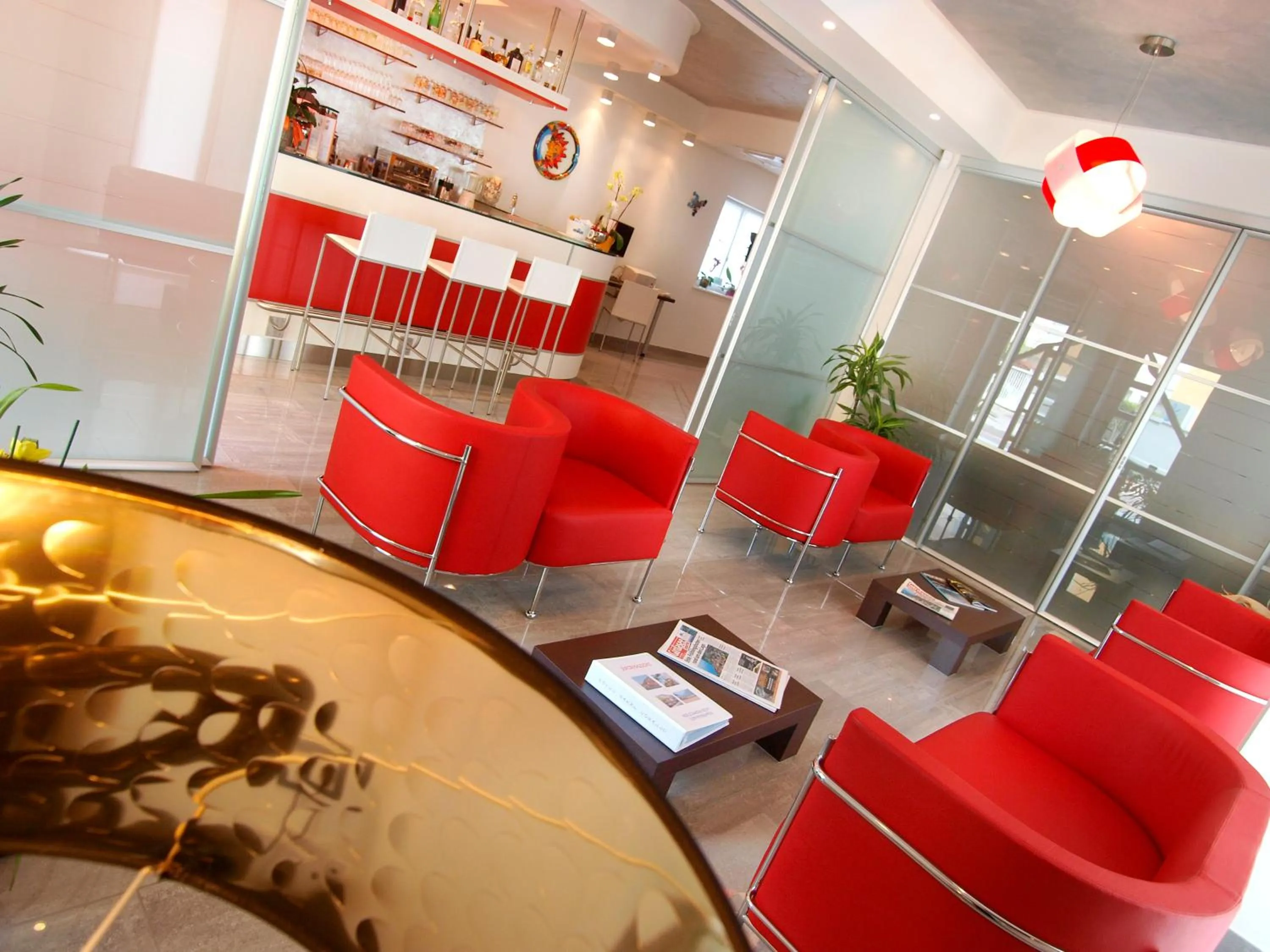 Lobby or reception in Hotel Garnì Corallo