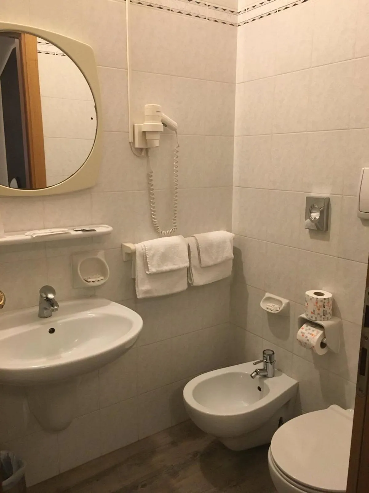 Bathroom in Hotel Rossi