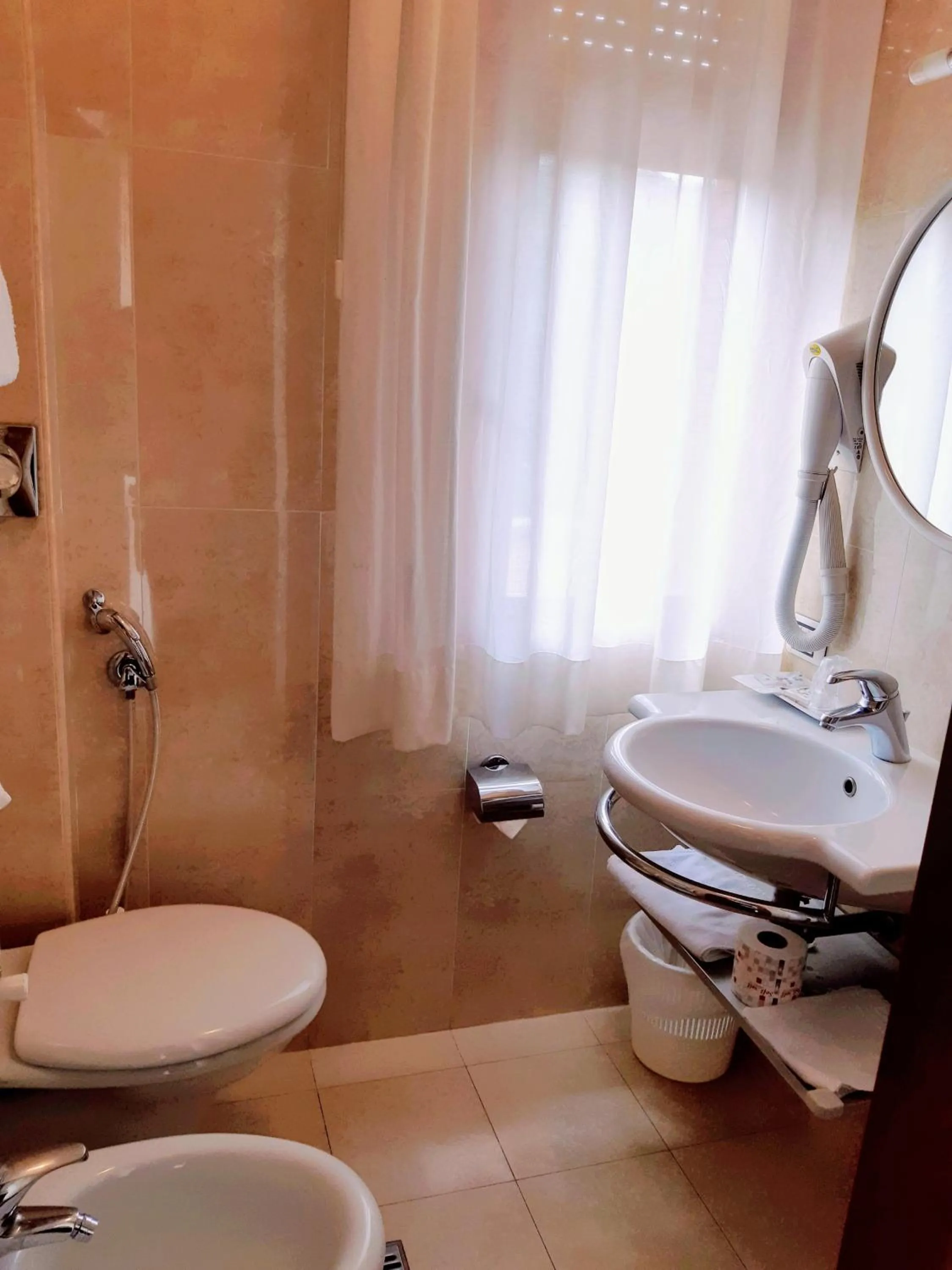 Toilet in Hotel Rossi