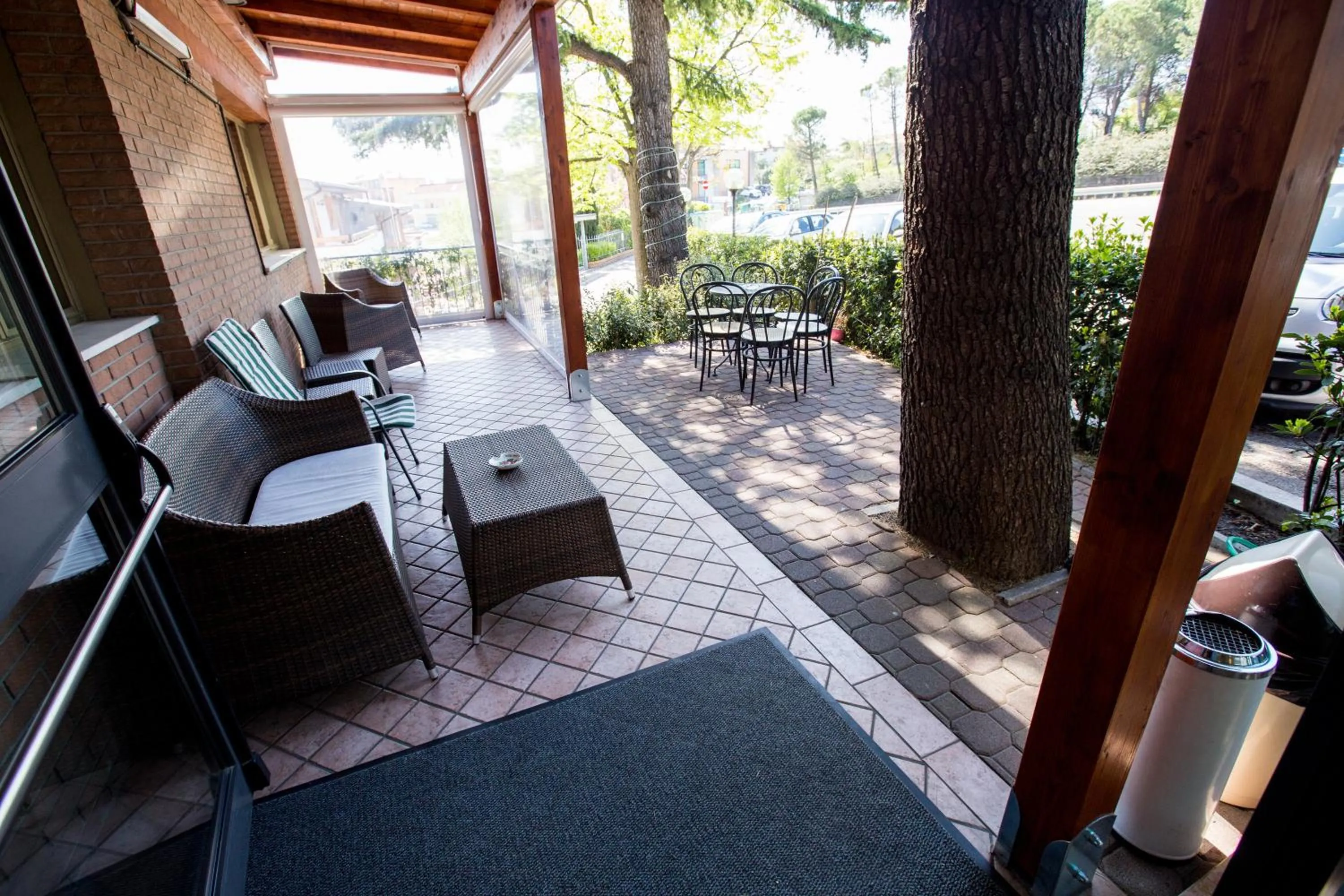 Patio in Hotel Rossi