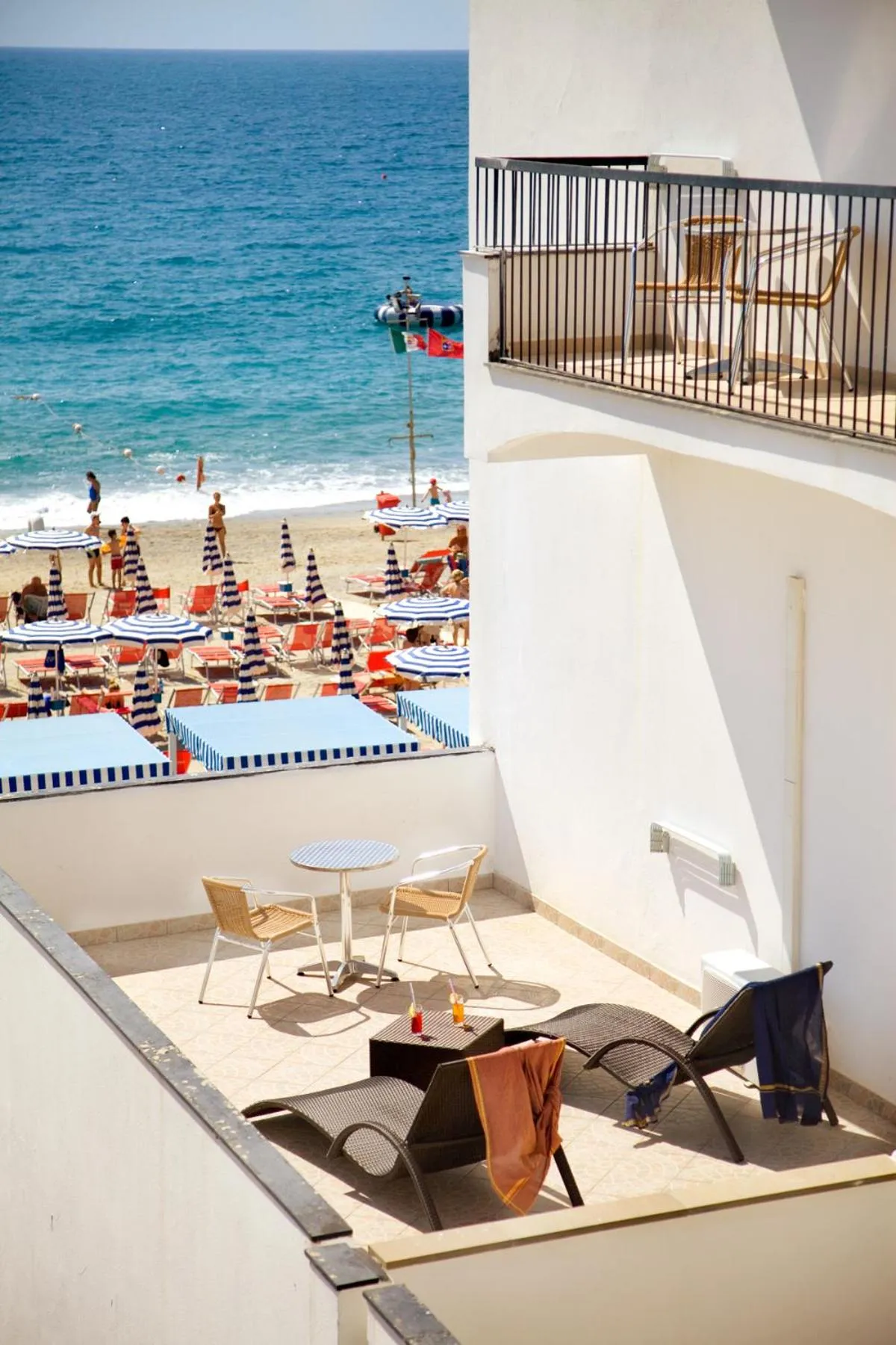 Balcony/Terrace in Hotel Ligure