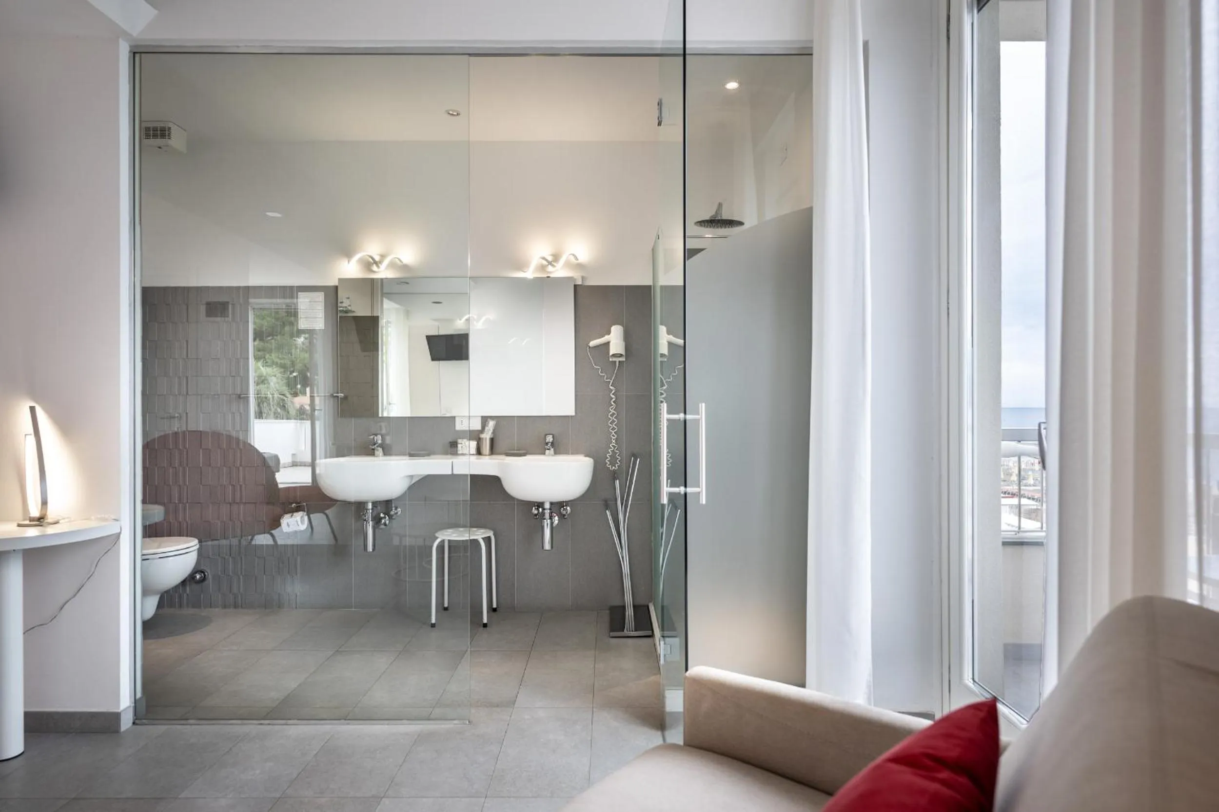 Bathroom in Hotel Ligure