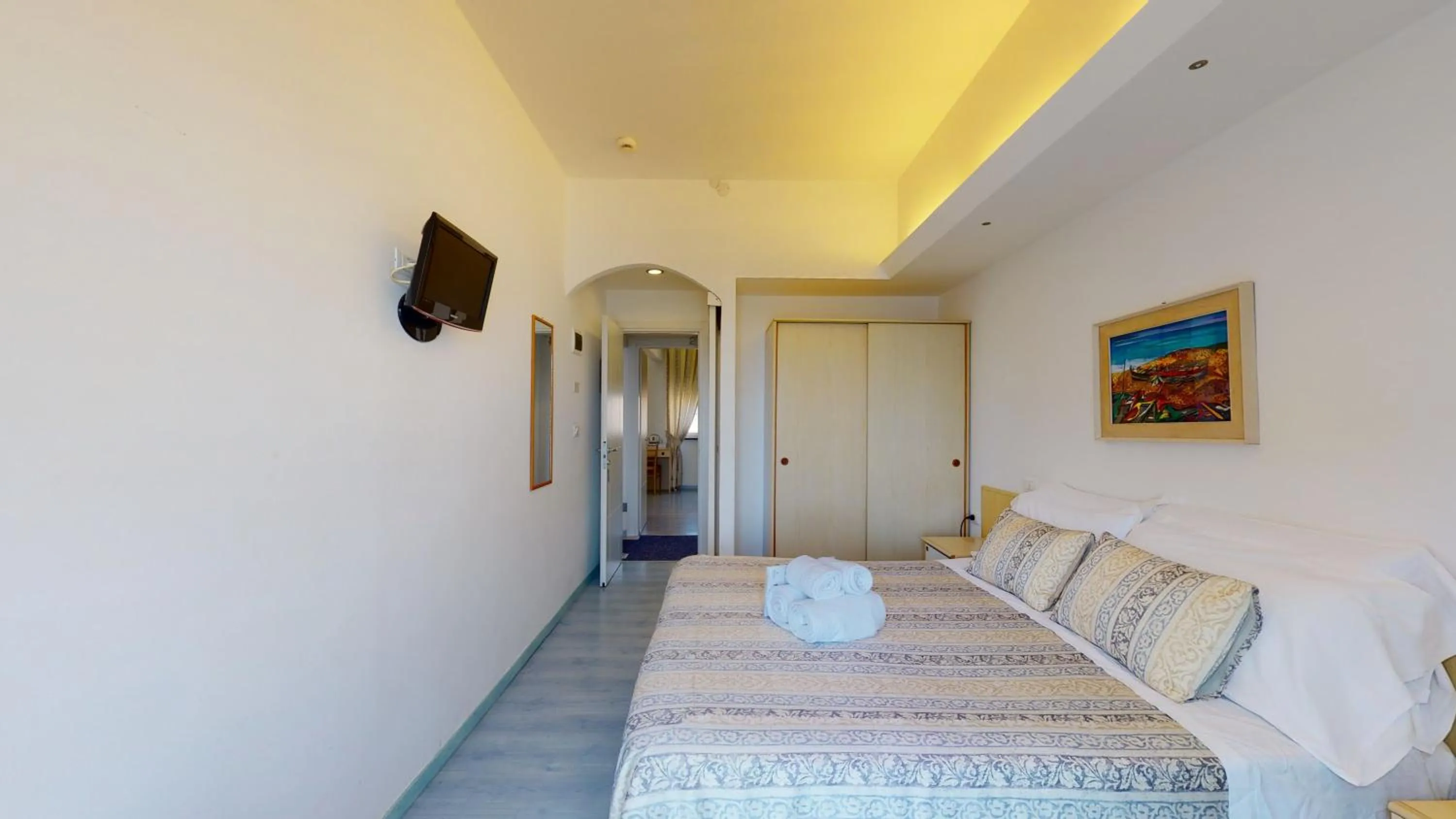 Bedroom in Hotel Ligure