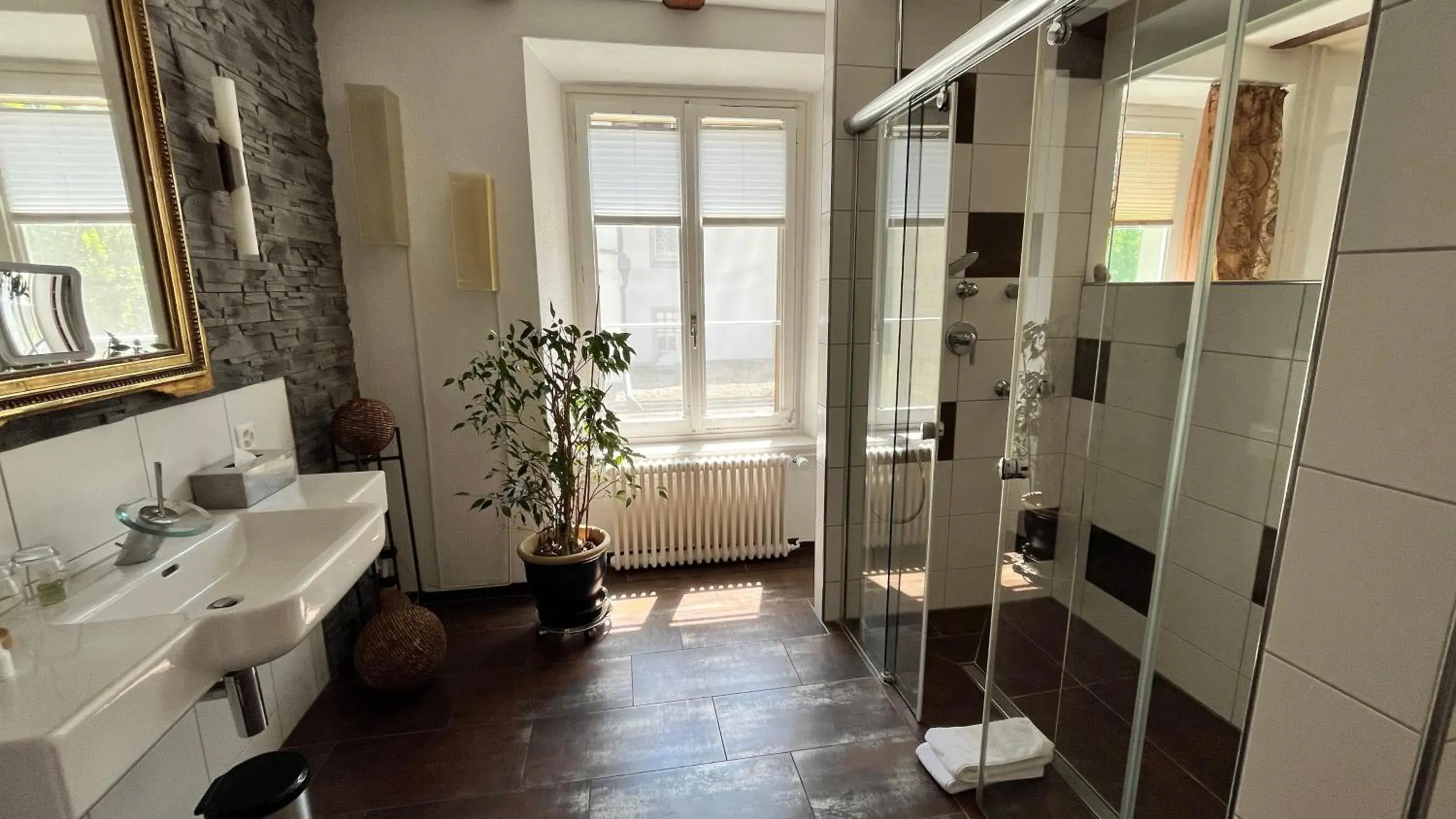 Junior Suite with Spa Water Bed and Terrace - single occupancy in Hotel Krone Sihlbrugg Junior Suite with Spa Water Bed and Terrace - single occupancy in Hotel Krone Sihlbrugg