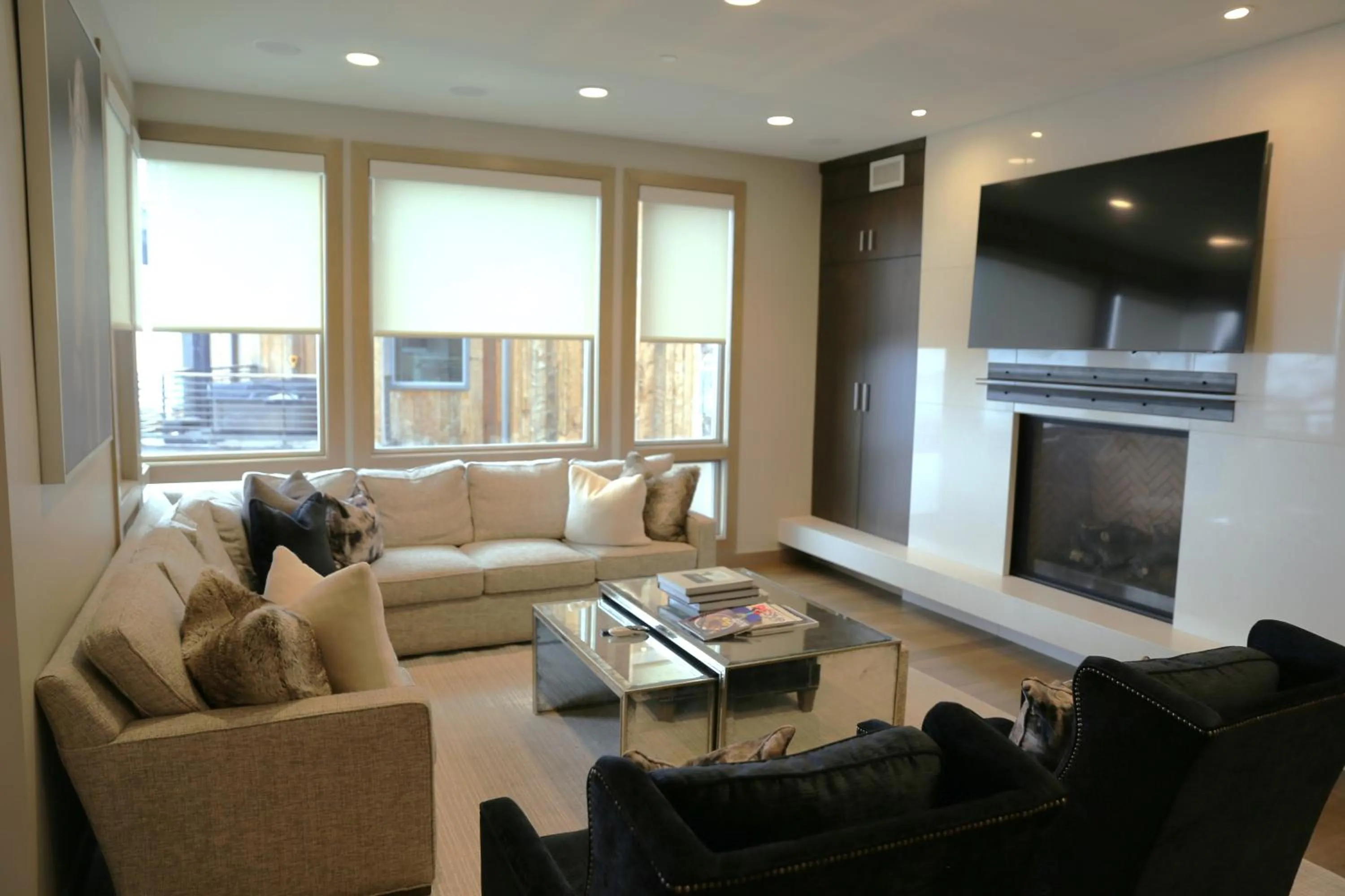 Living room in Stein Eriksen Residences