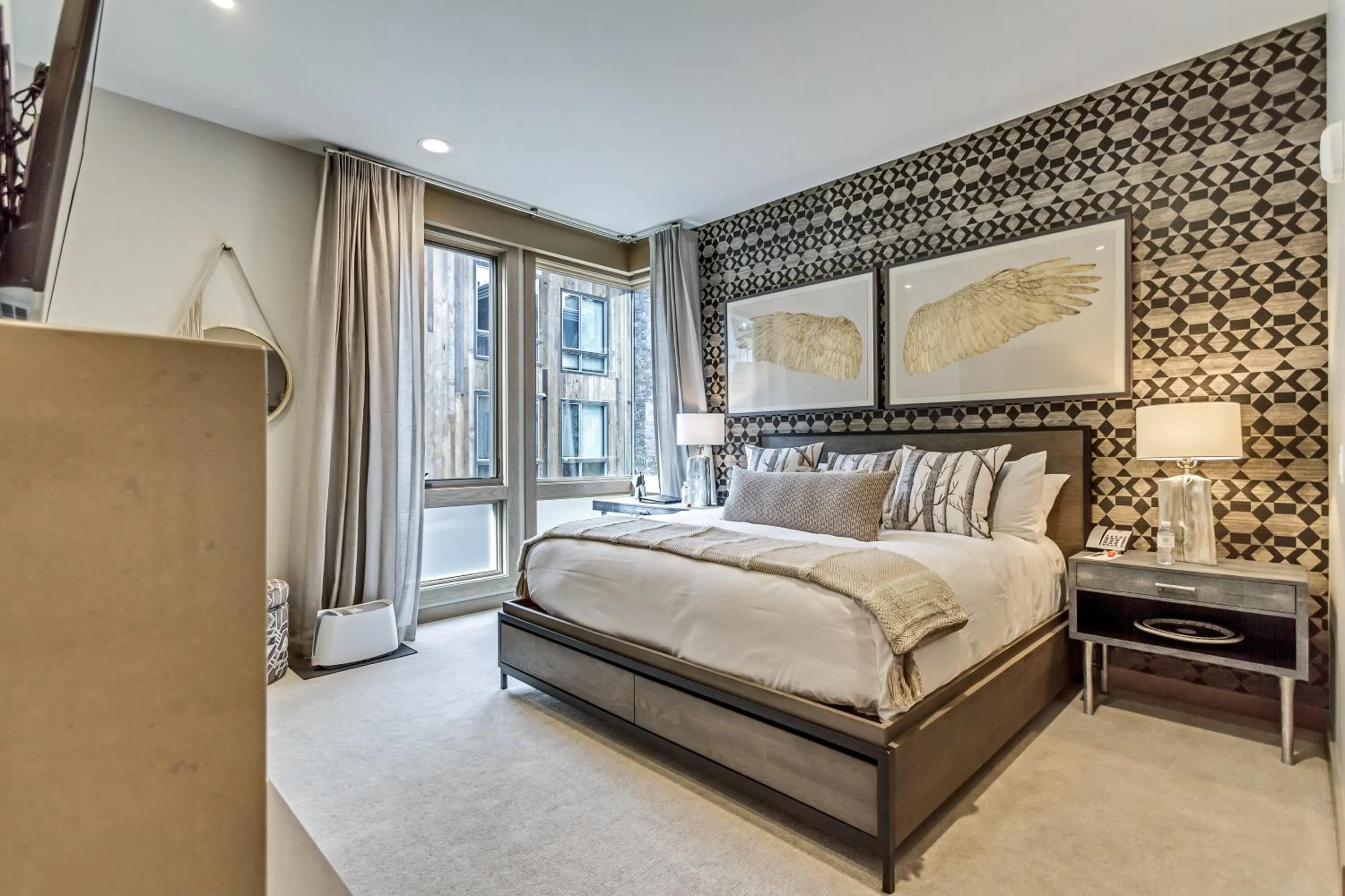 Bed in Stein Eriksen Residences