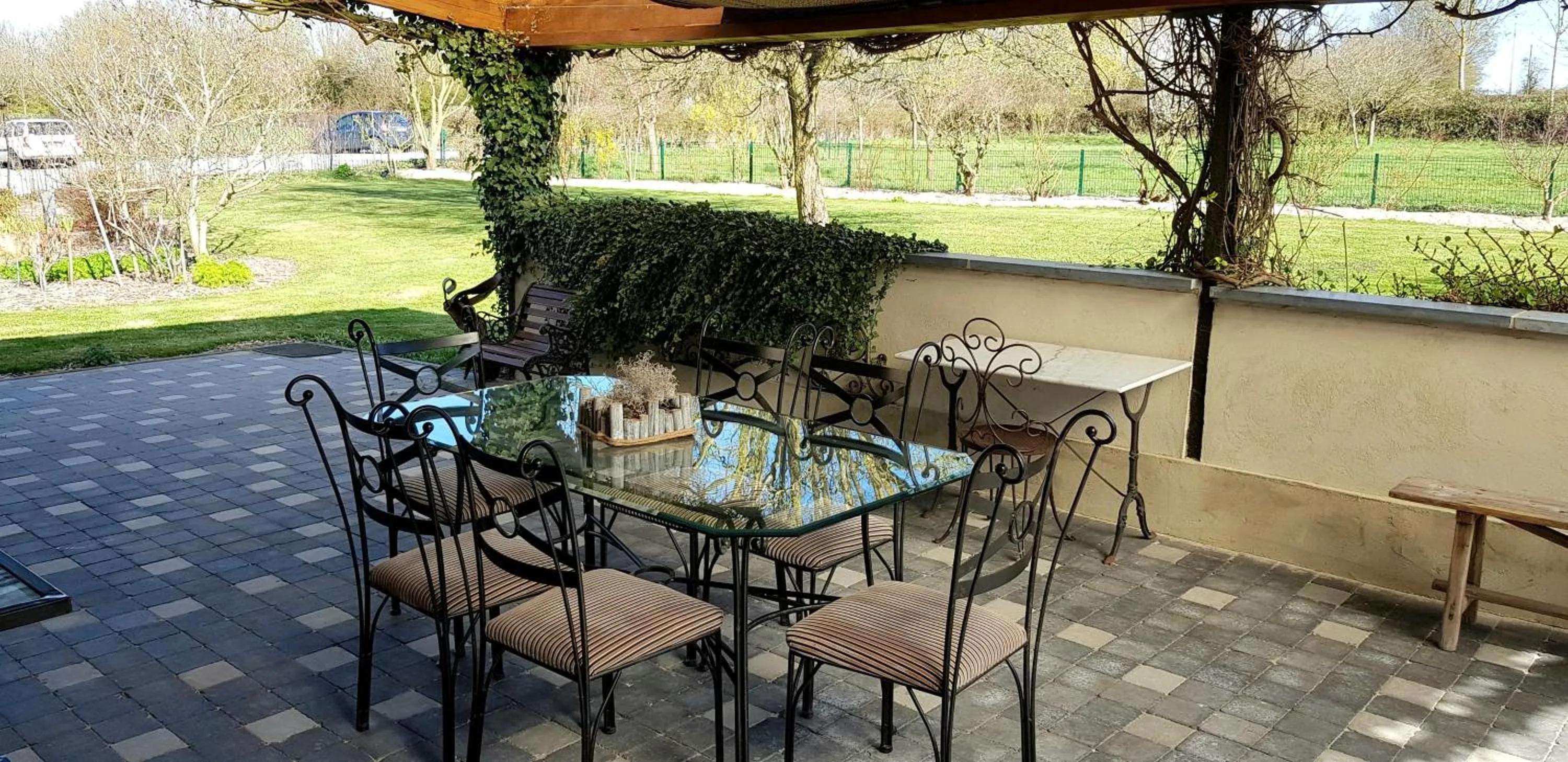 Patio in Il etait une ferme