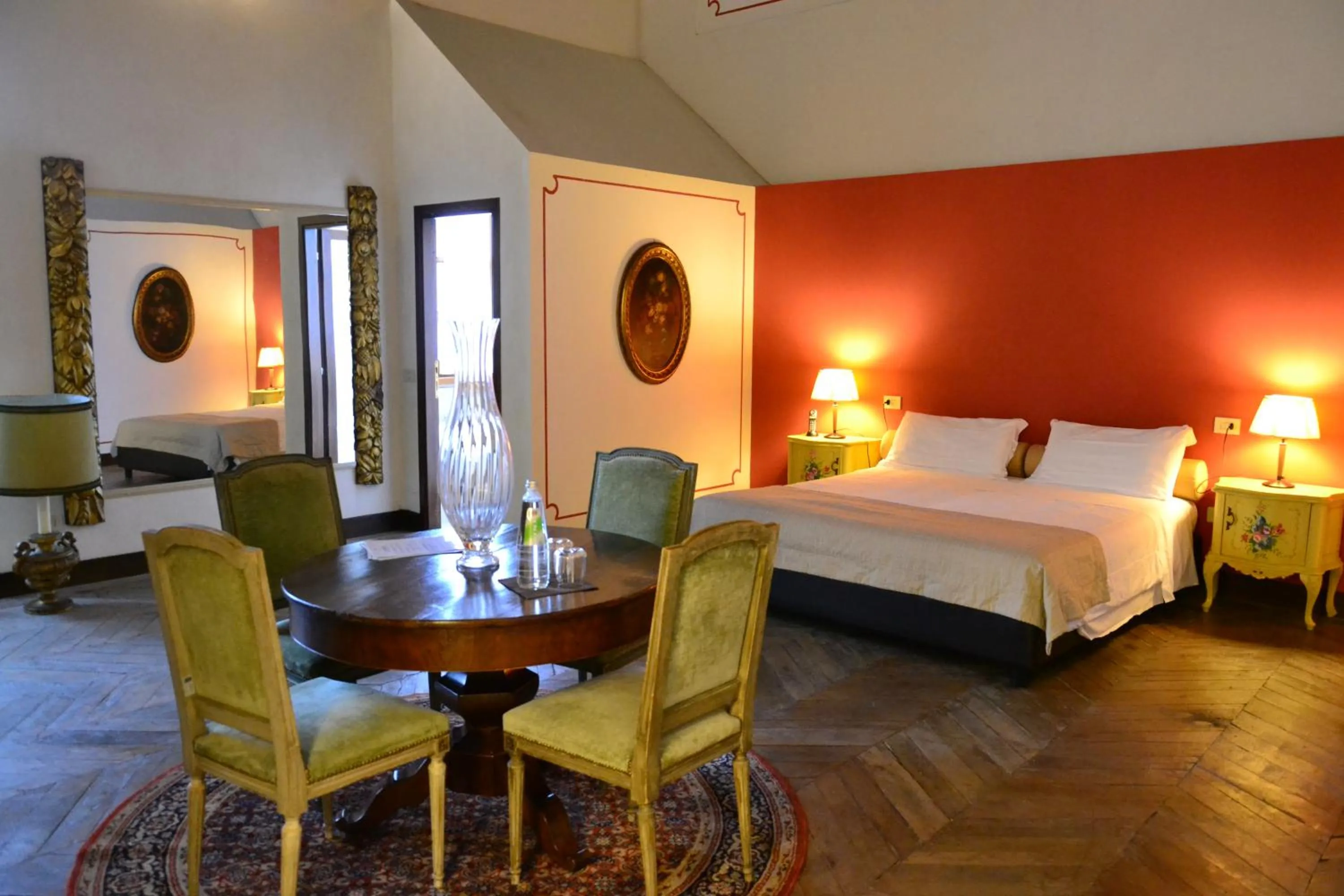 Bed in Castello Di Compiano Hotel Relais Museum