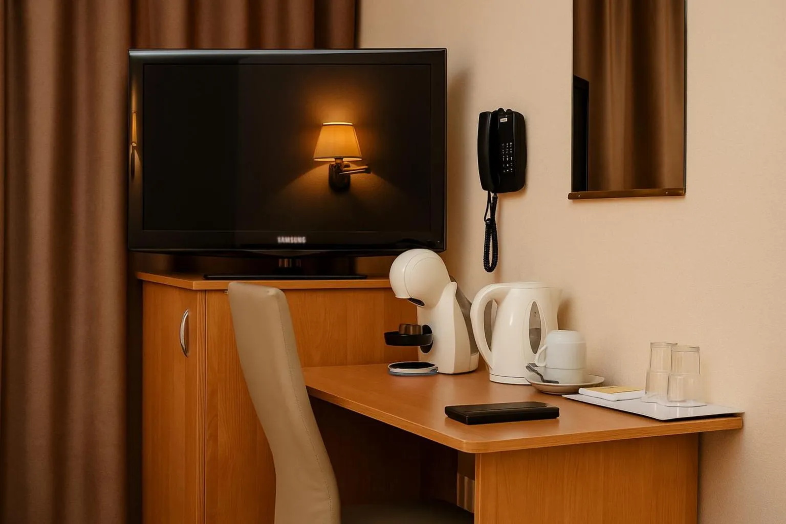 Coffee/tea facilities in Hotel Yes